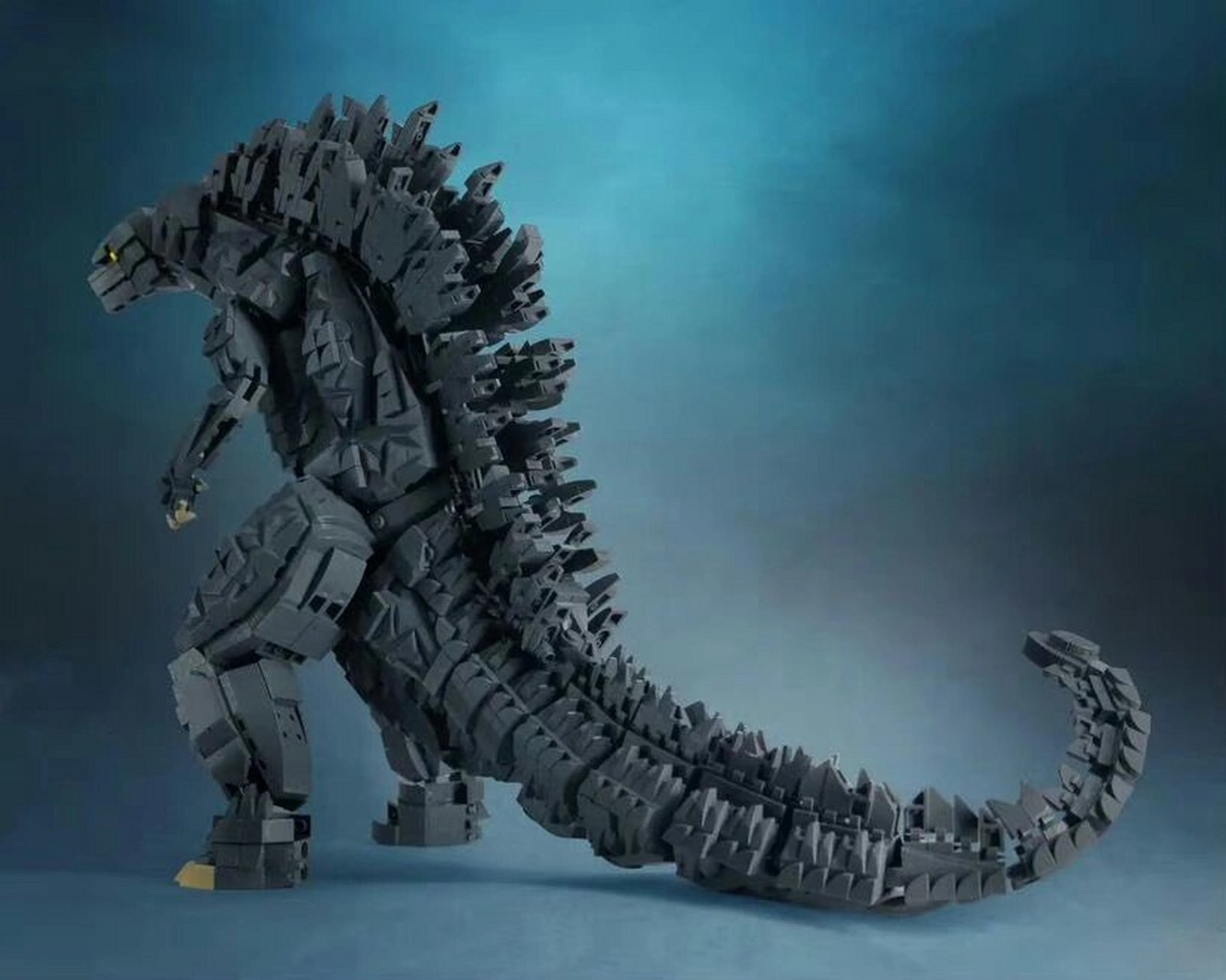 乐高moc| 99怪兽之王哥斯拉03 家人们,早安~ 又是喵喵周一分享