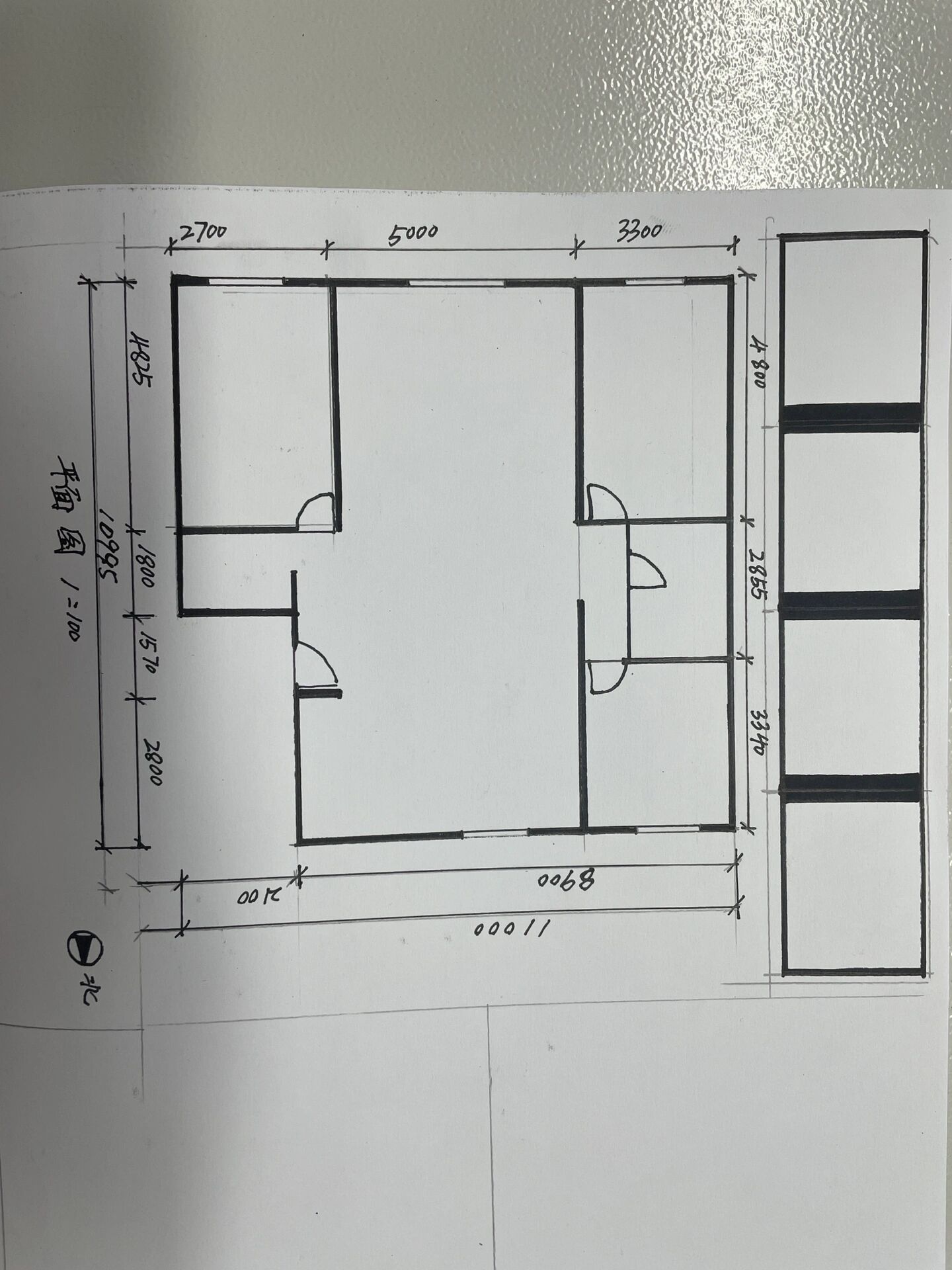 室内卧室快题图片