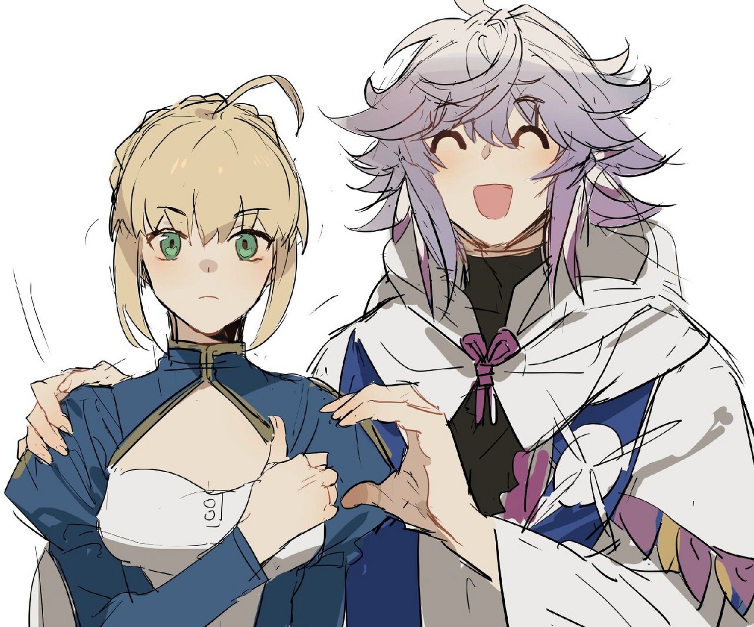 梅林x阿尔托莉雅 画师:织布机loom