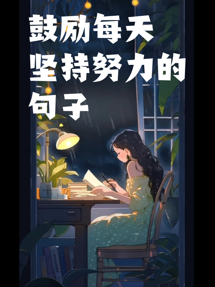 鼓励每天坚持努力的句子拼命得感动自己(每天坚持努力的一句话)