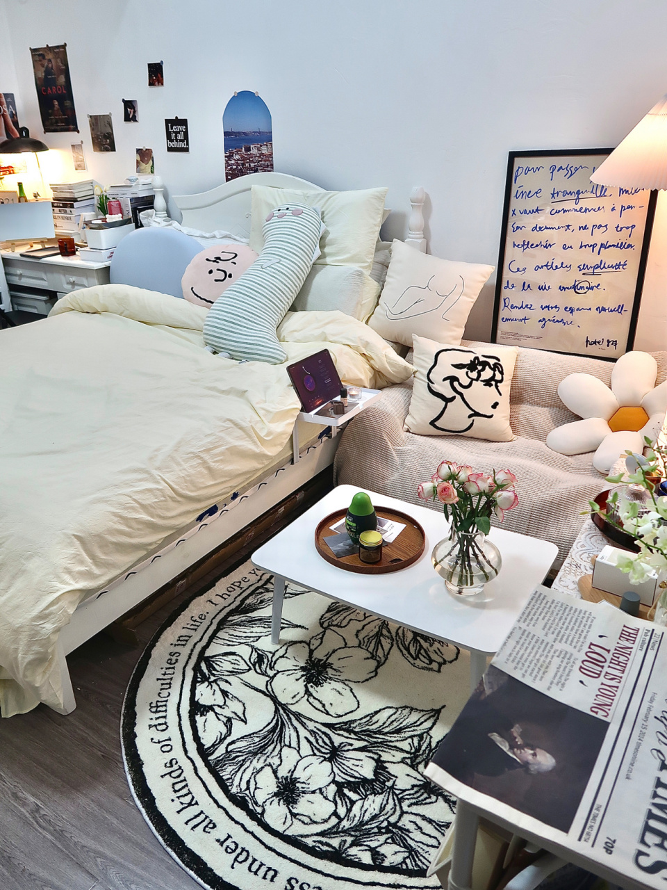 卧室随手拍|24岁独居女孩的浪漫夜晚78 天黑是属于自己的时间 .