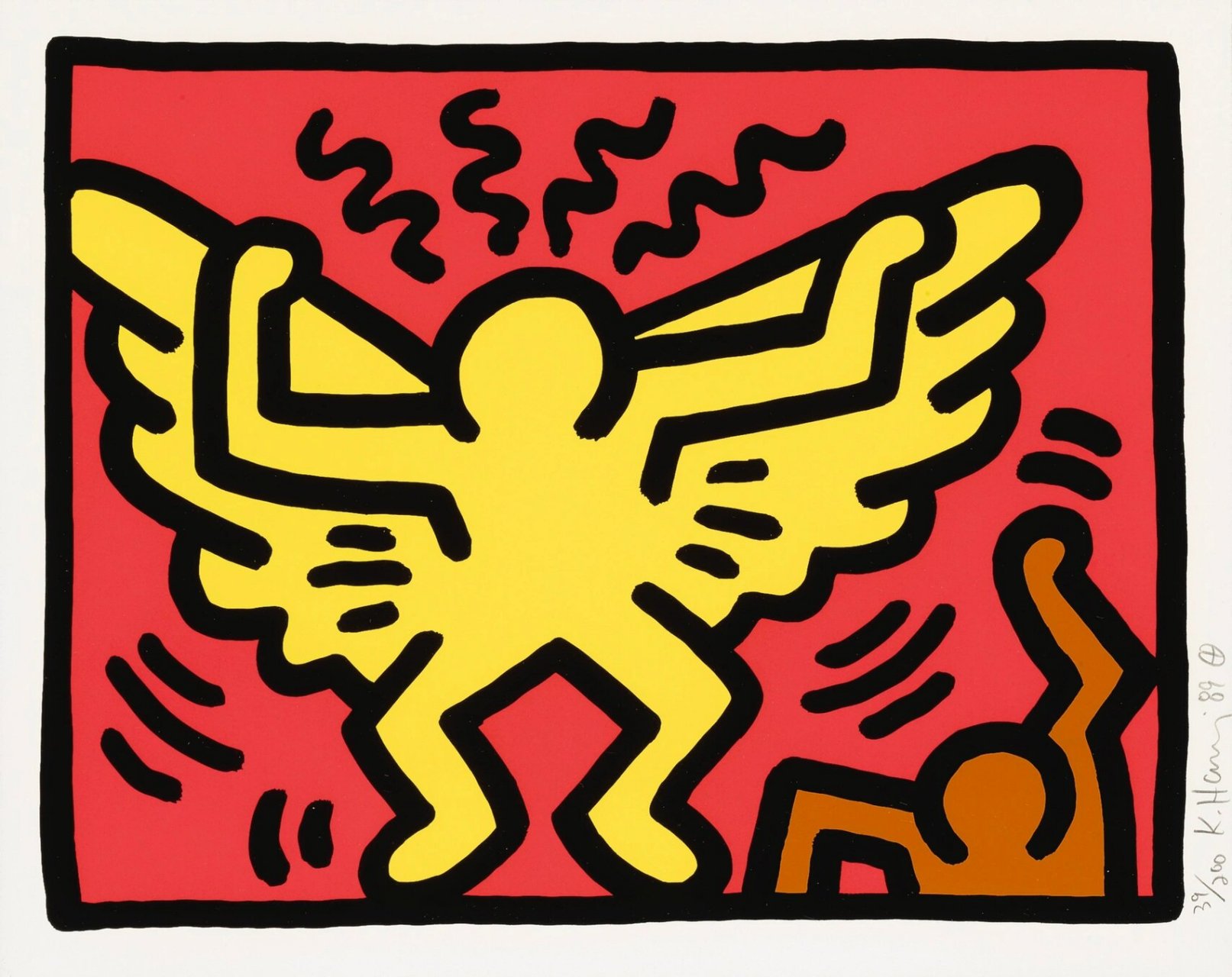 09 凯斯·哈林|美国街头艺术家 09 	 凯斯·哈林 keith haring