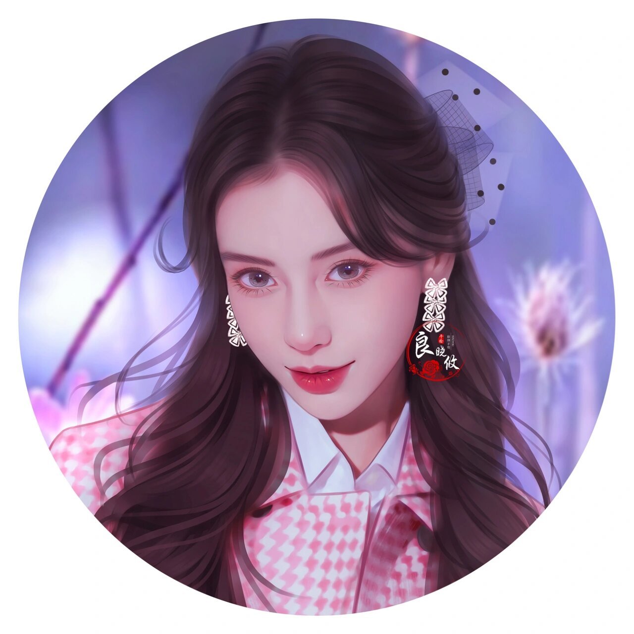 明星手绘|angelababy手绘头像 始于颜值,陷于颜值,忠于颜值