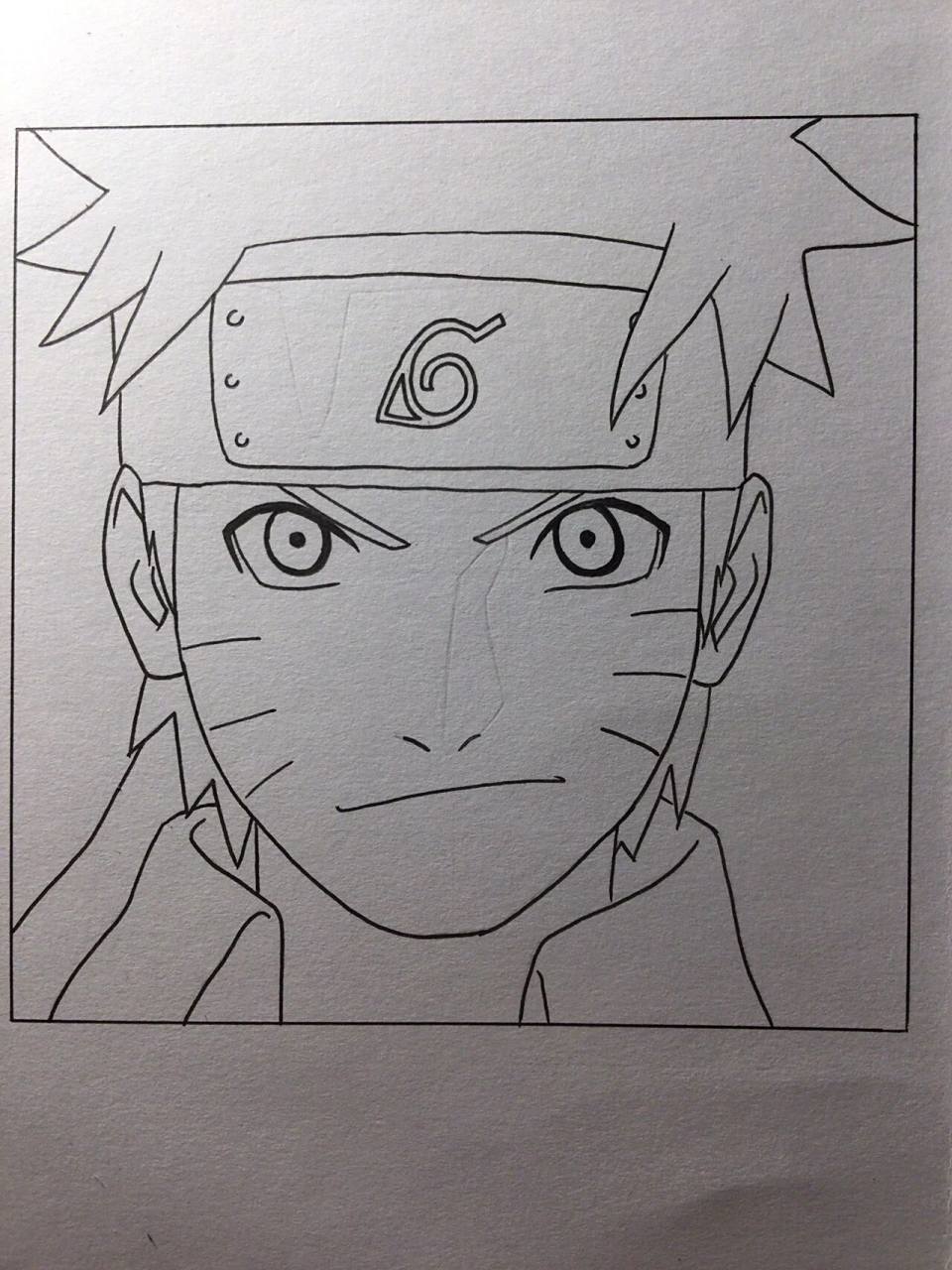 教你画鸣人 这个简单