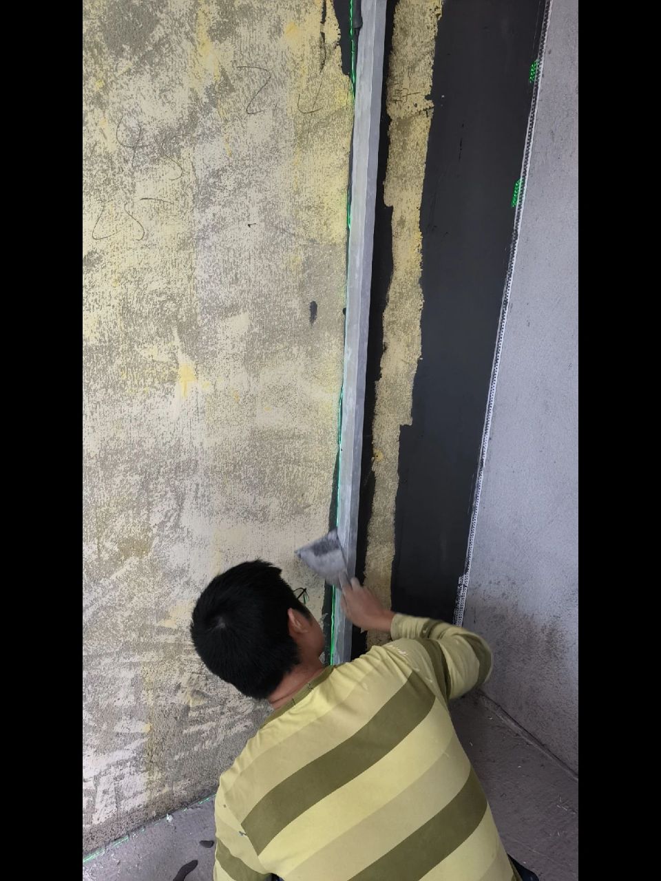 冲筋打点工艺丨 被师傅找平治愈的一天.