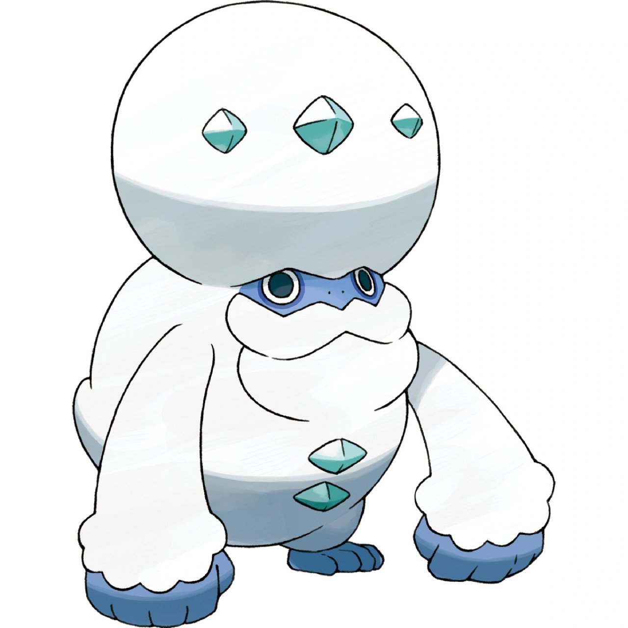 宝可梦图鉴0555:达摩狒狒(伽勒尔形态) 0555:达摩狒狒(伽勒尔地区形态