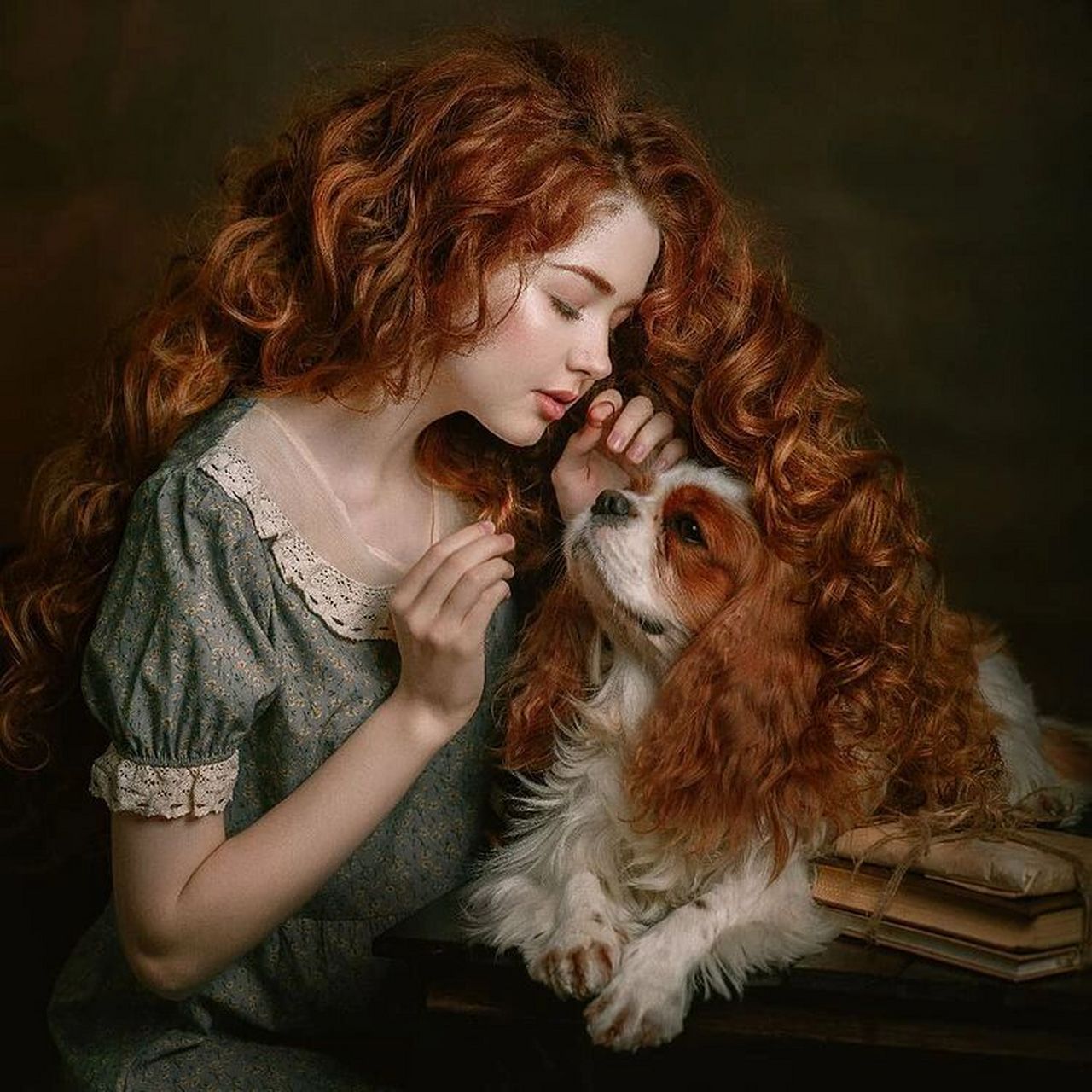 95俄罗斯模特童话风仙女写真,氛围感超绝!