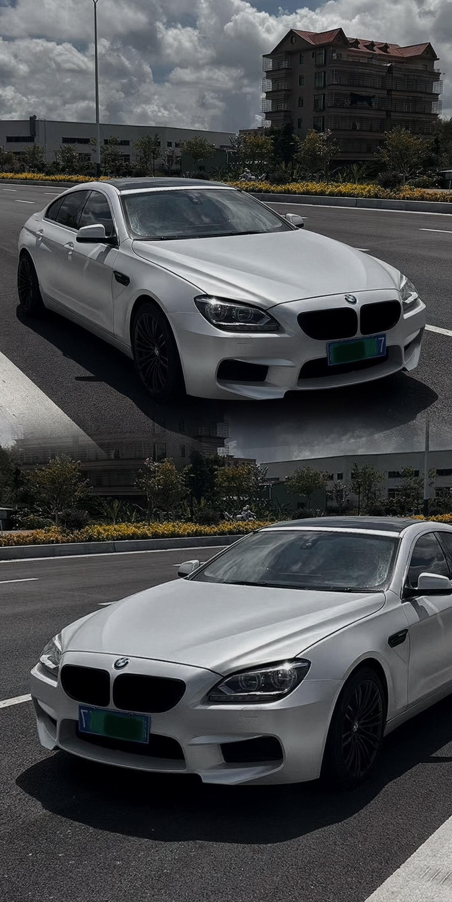 14年宝马640i四门轿跑版gran coupe,四门无边框车门,3.