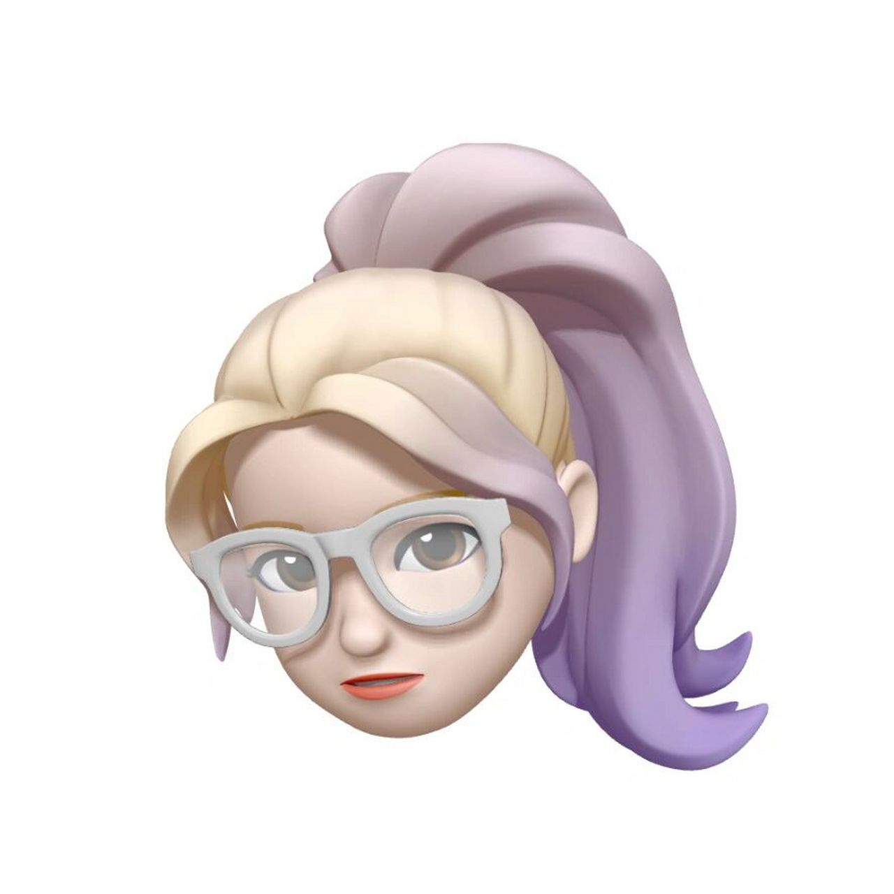 iphone 拟我表情:捏脸emoji 渐变yyds 这个发色太好看了 捏09了4个