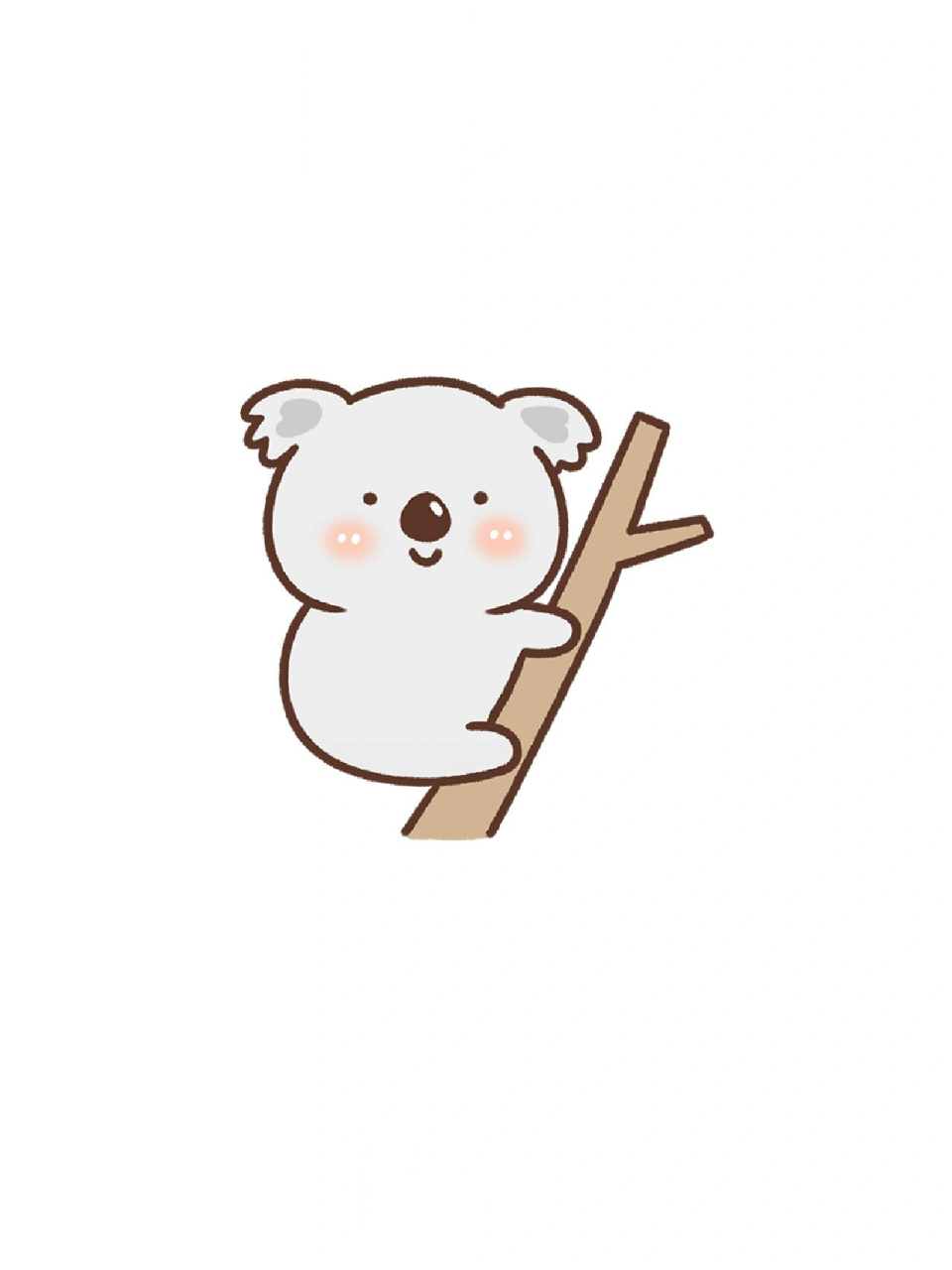 儿童简笔画# #画个简笔画# #简笔画考拉# #简笔画树袋熊# #动物简笔