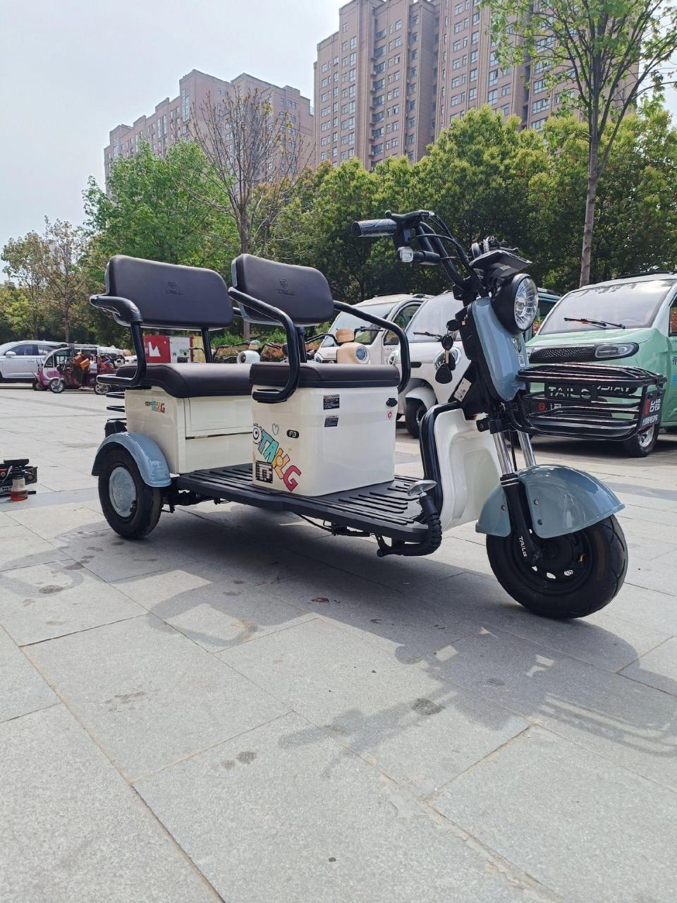 台铃电动三轮车,不仅外观时尚,而且功能强大,无论是送货,接娃还是日常