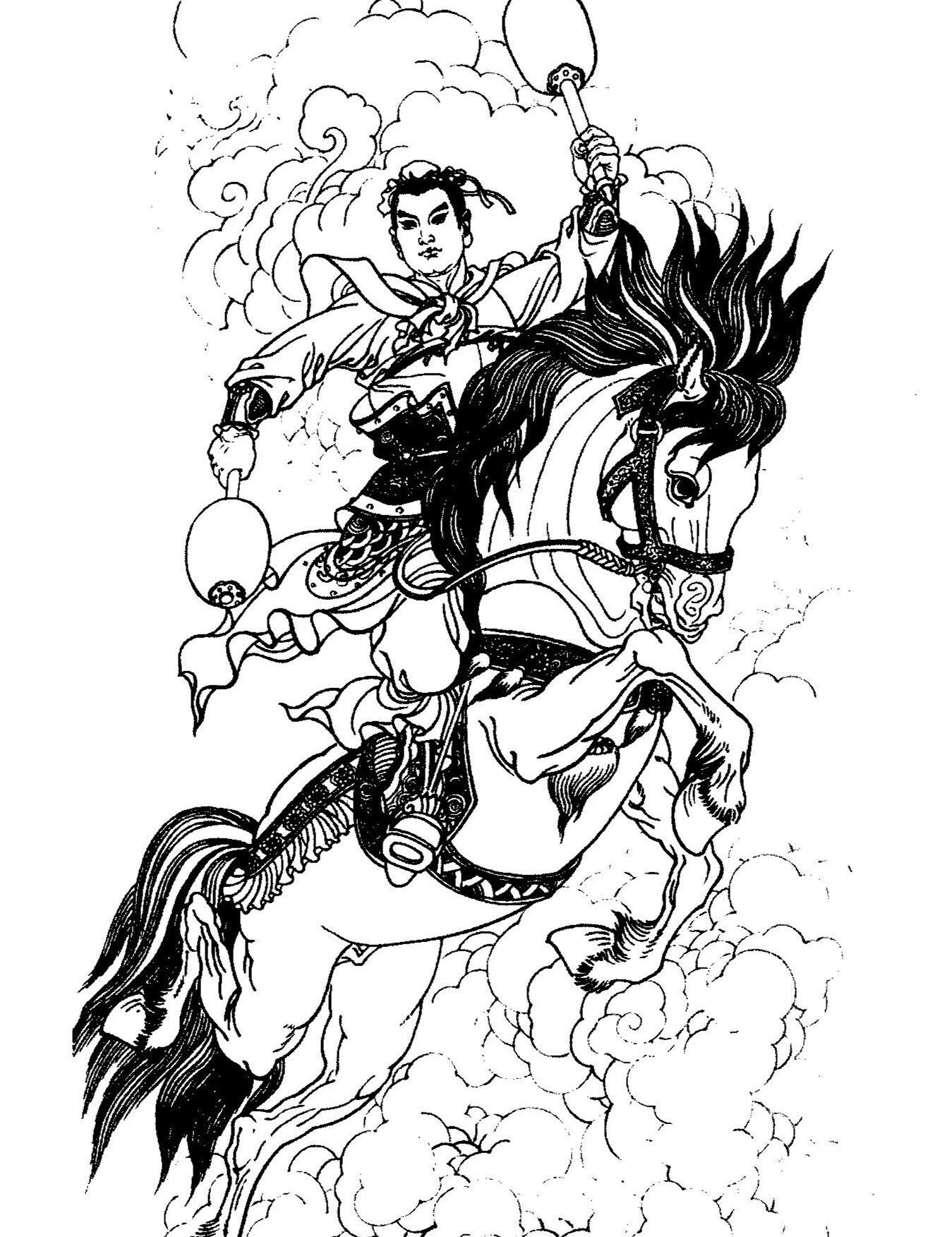 古代武将线描图稿(七