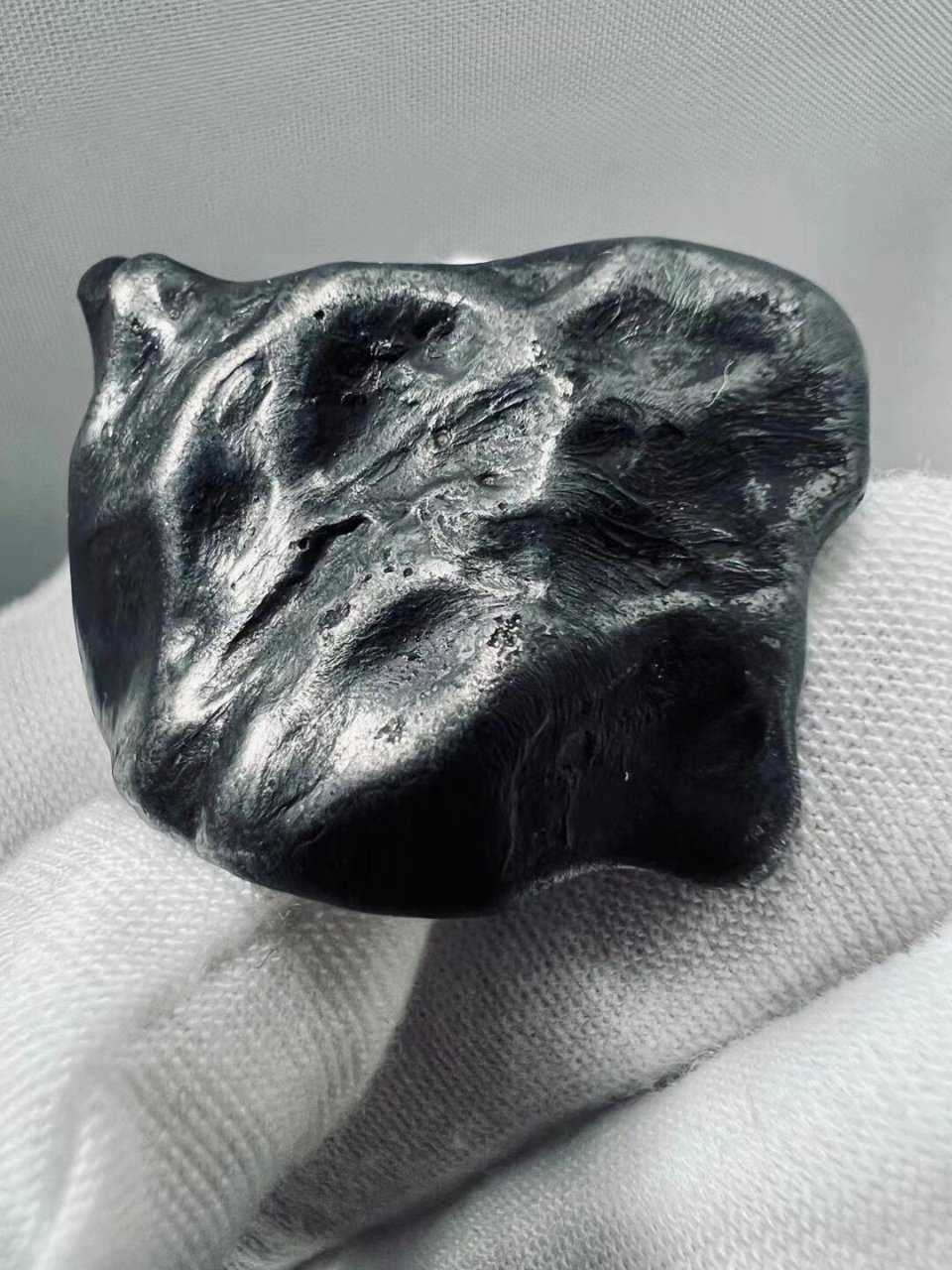 精品阿林铁陨石 正面满满的气印 四周卷边 精品阿林铁陨石 正面满满的