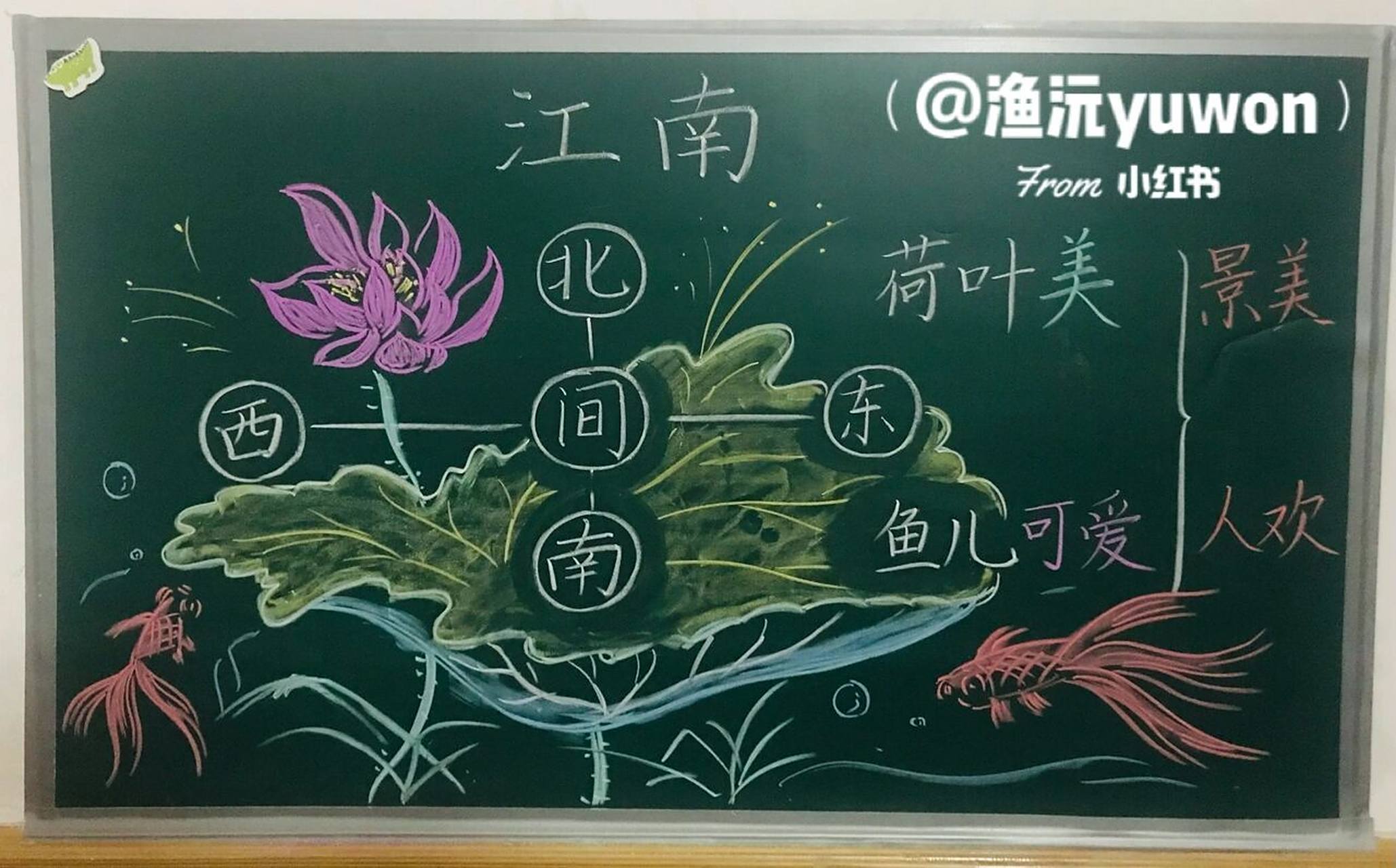 一(上)《江南》备课笔记9477板书设计 更新了~99