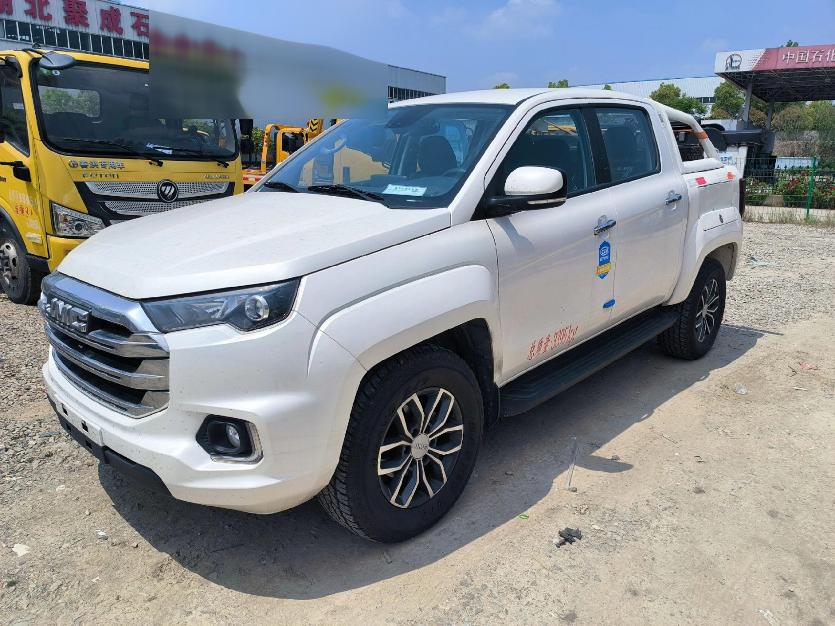 江铃域虎7皮卡清障车,安全行驶8千公里