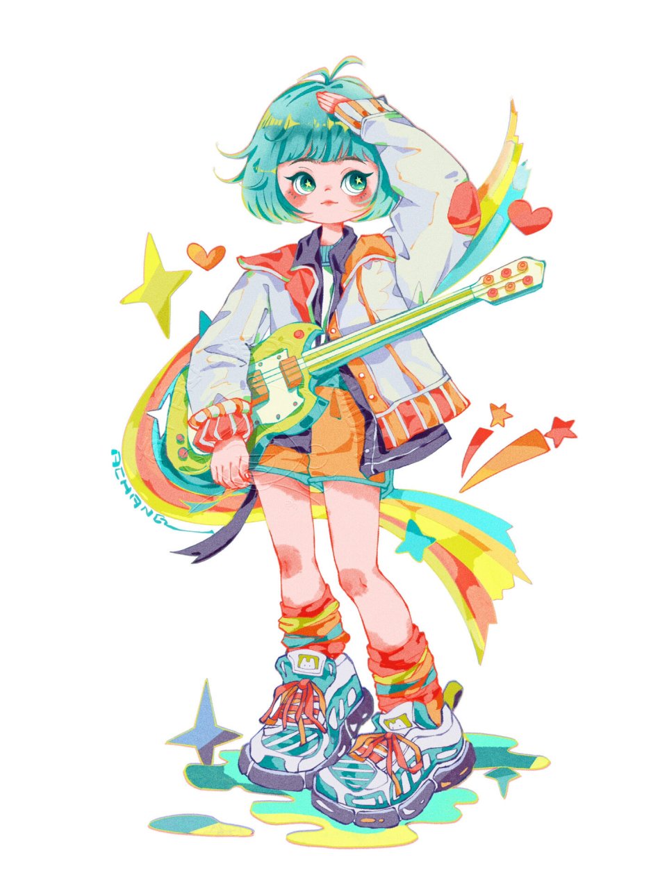 插画4007815女生全身人物ipad插画质感平涂 今天上午在小红书直播