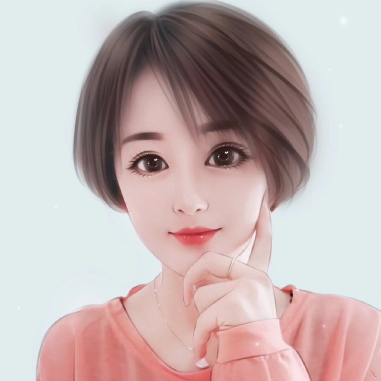 96适合30岁女人用的手绘头像,气质又好看!