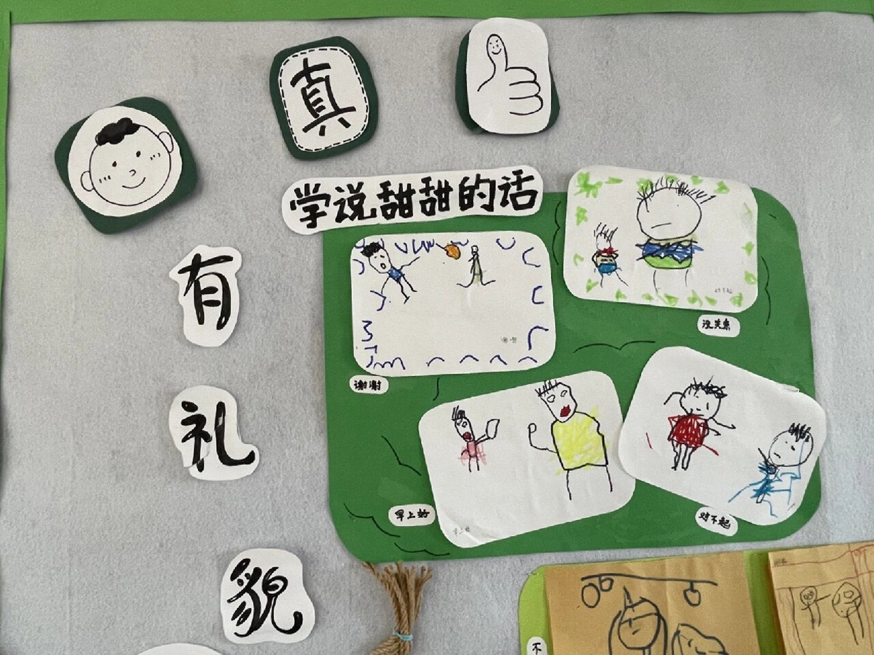 幼儿园小班开学《我真棒》主题墙