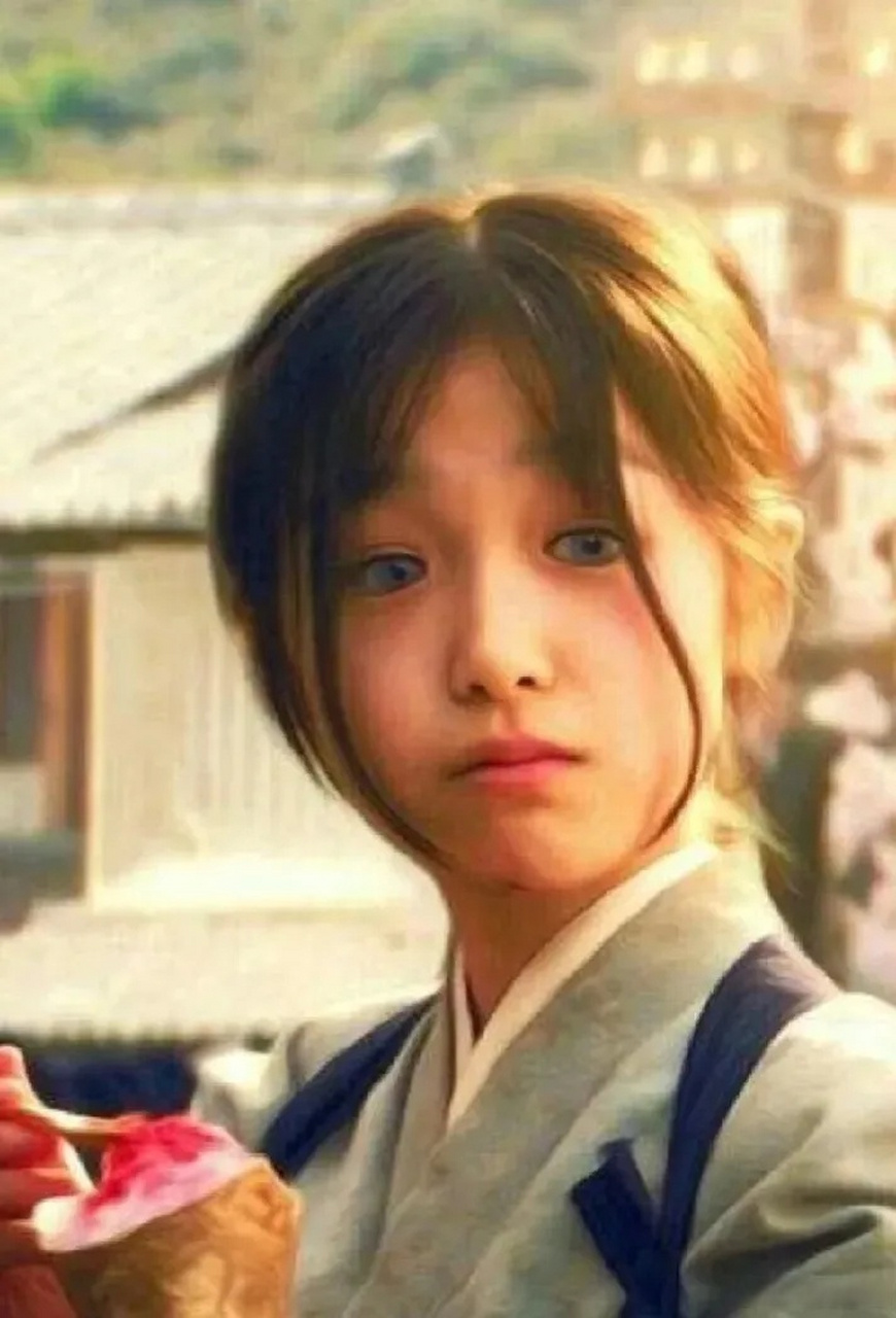 中学时期的baby杨颖长得好像小千代啊