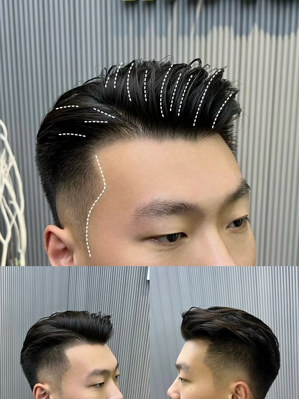 男士发型 港风侧背 男士发型 港风侧背