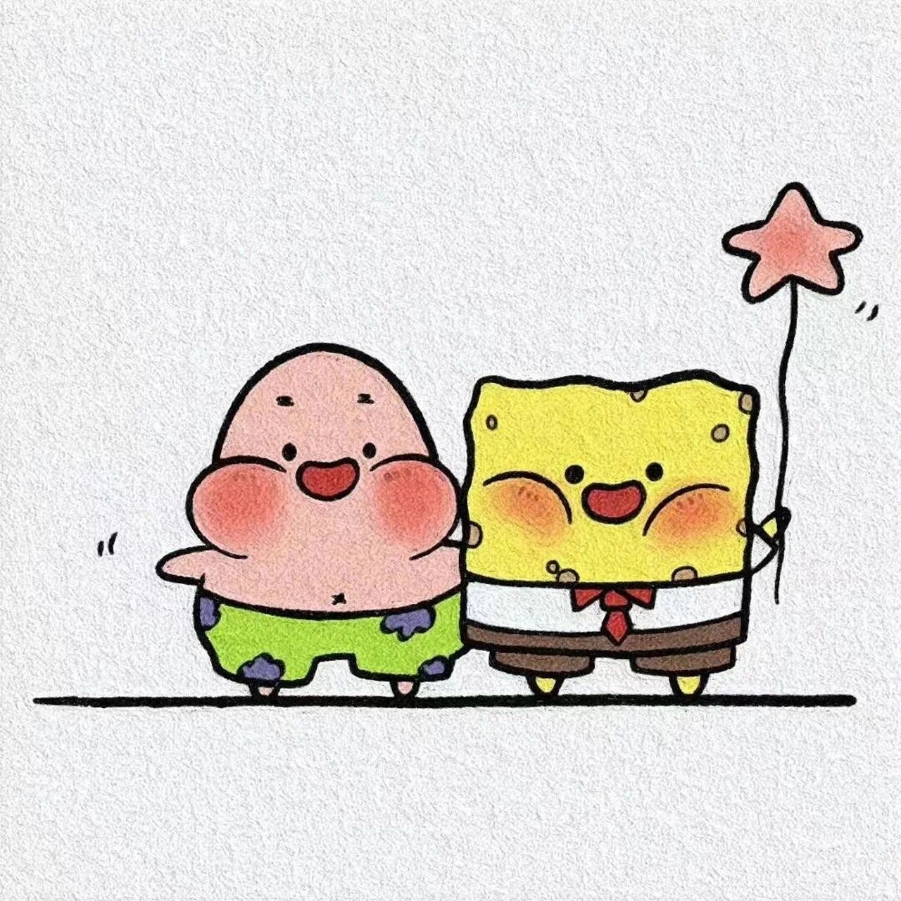 海绵宝宝派大星头像0505 童年记忆 小时候超级爱的动画片