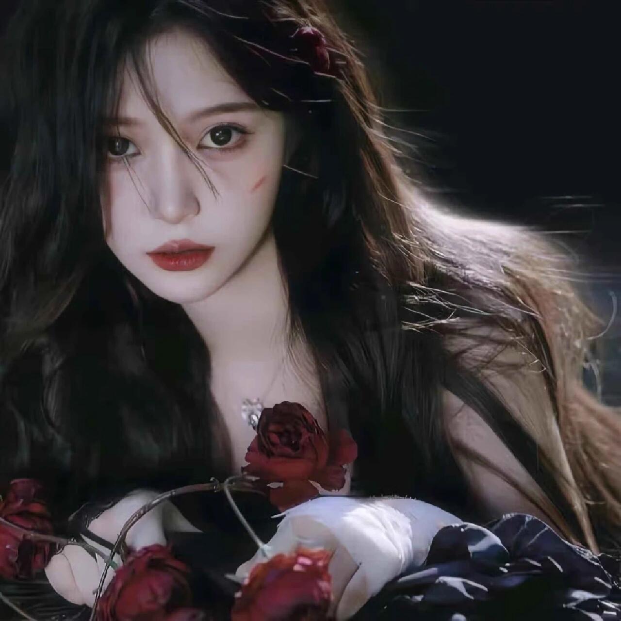 女生酷版头像,真人