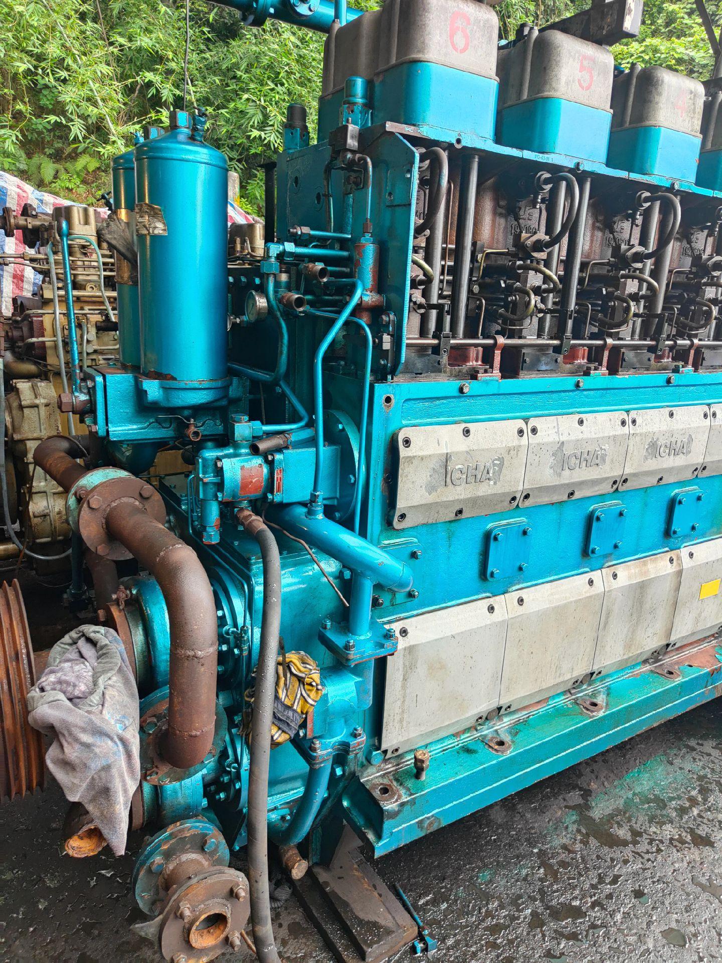 淄博1260匹柴油机,现货两台,2019年出厂,质量成色不错