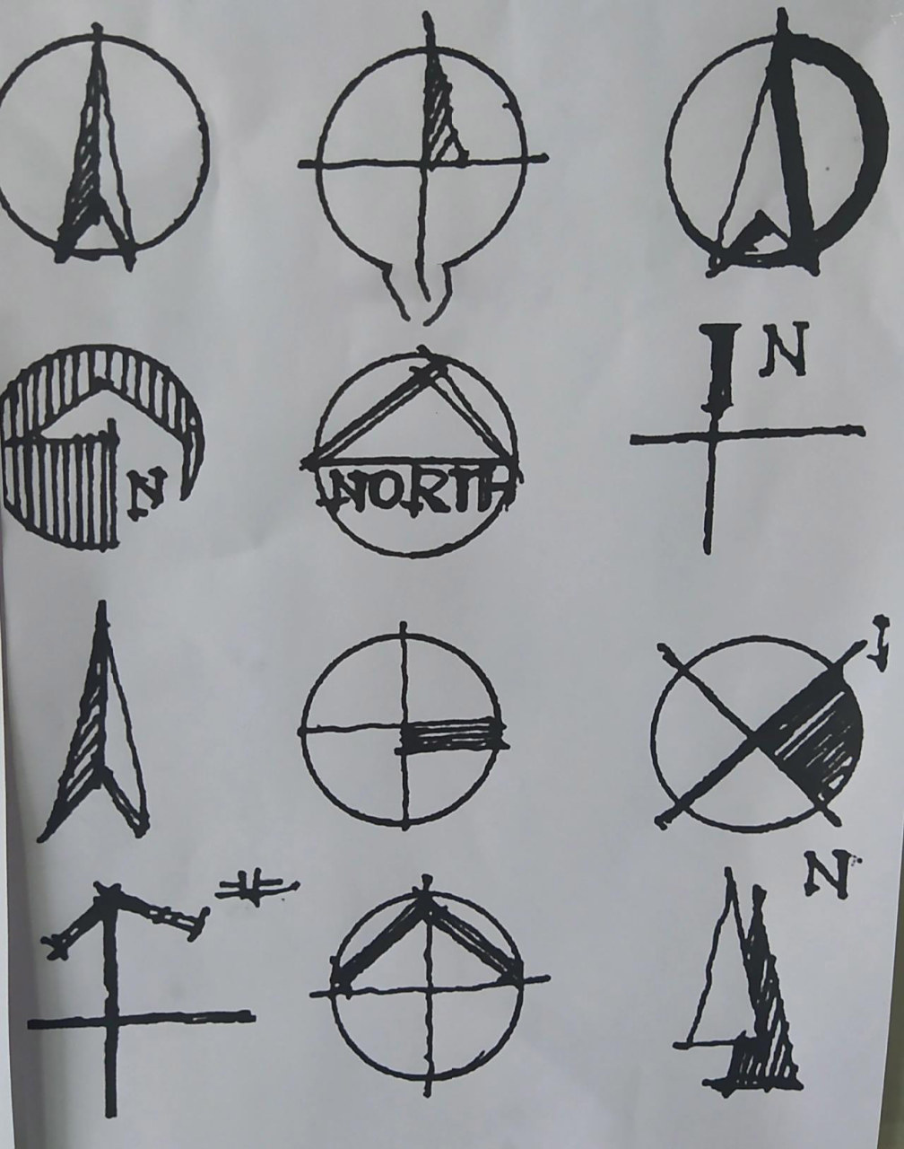 【指北针画法】大禹分享 【指北针画法】大禹分享