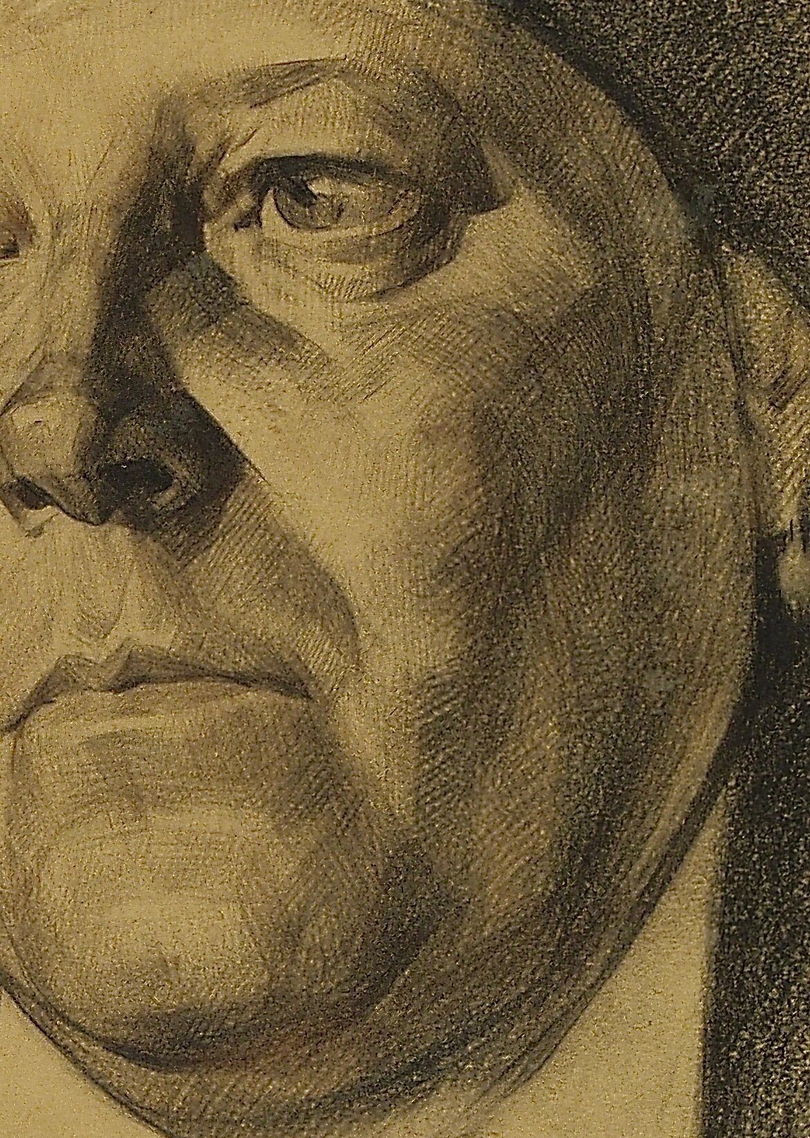 块面不会区分的同学|俄罗斯素描 五官,颧骨的块面,大家学起来!