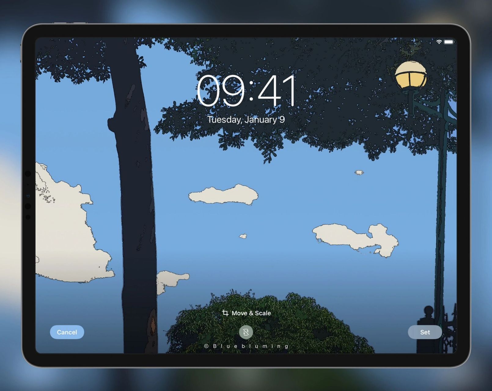 漫画风ipad壁纸/屏保|天空云朵2 真的好久没有分享壁纸了.