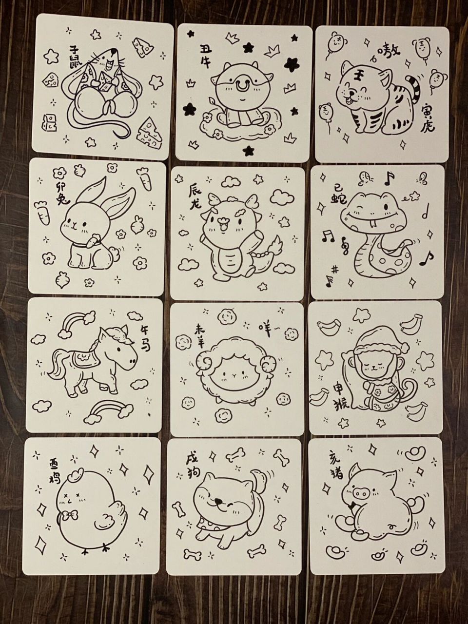 简笔画|十二生肖|每天坚持画一张,一起打卡 其实学画画就是喜欢 不