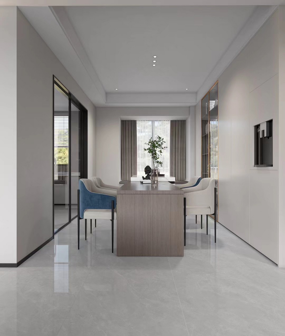 大角鹿750x1500瓷砖 大角鹿 贝鲁特灰 t159 750*1500 通体大理石 ​