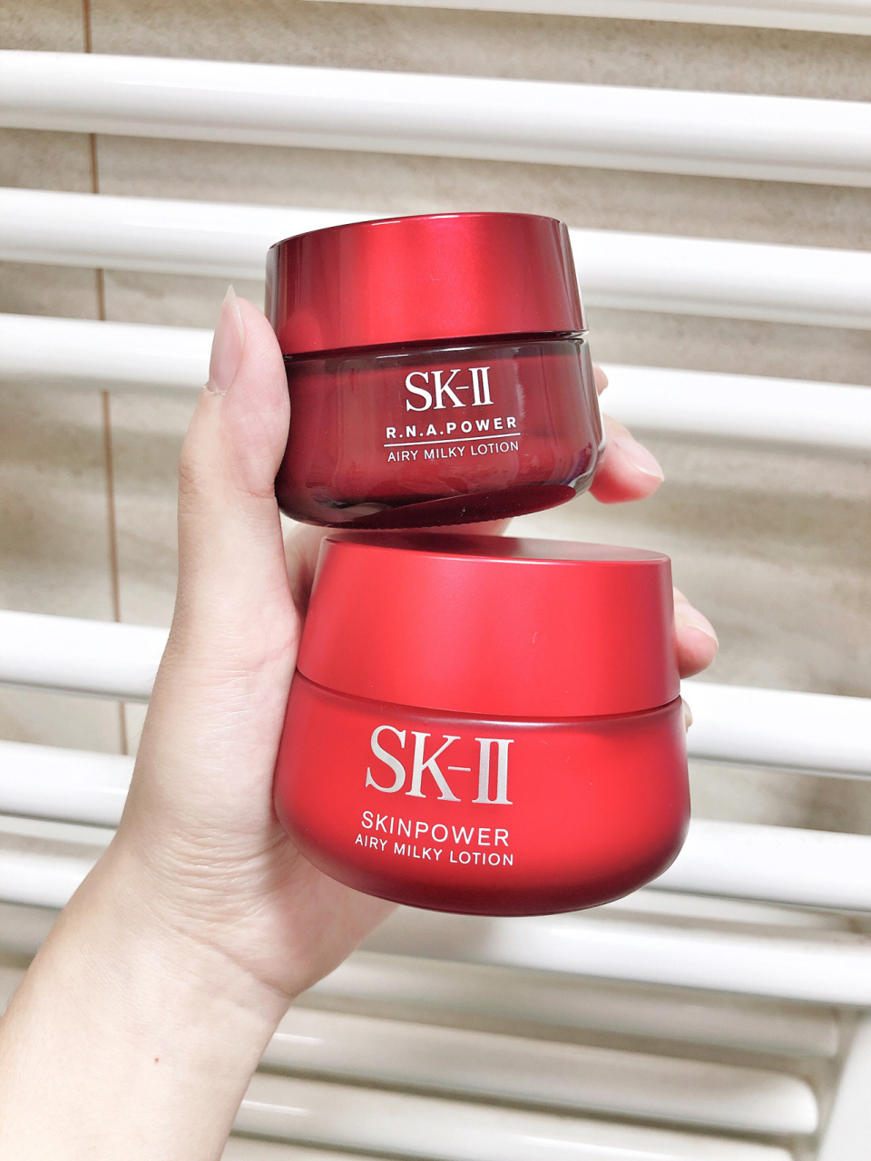 sk2大红瓶面霜(轻盈版),新旧版本对比.