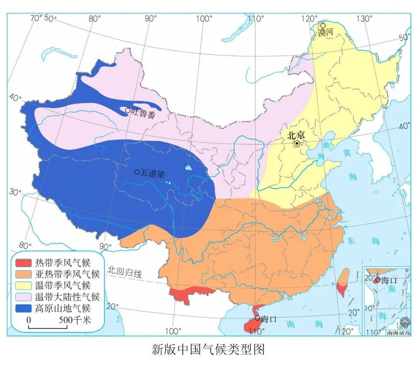 中国气候直方图图片