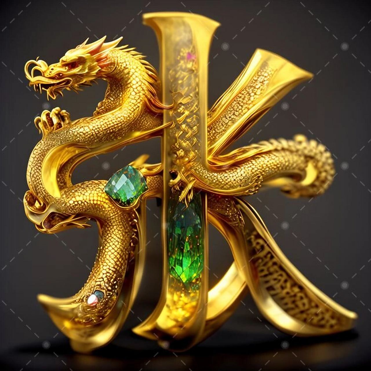 霸气黄金龙姓氏头像 霸气黄金龙姓氏头像来了