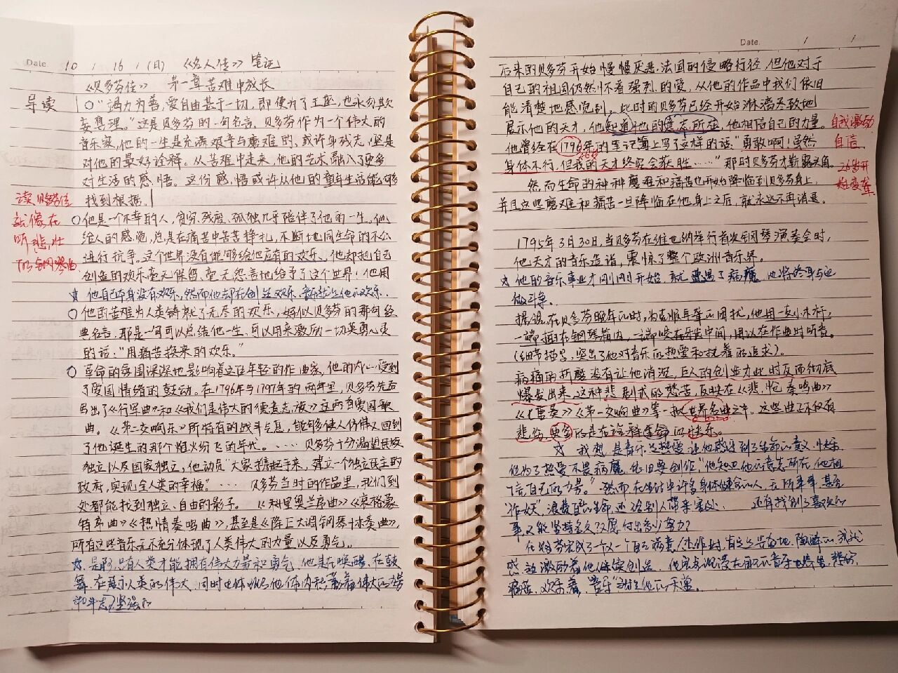 罗兰的《名人传》已经读完几天了,想写出一篇1200