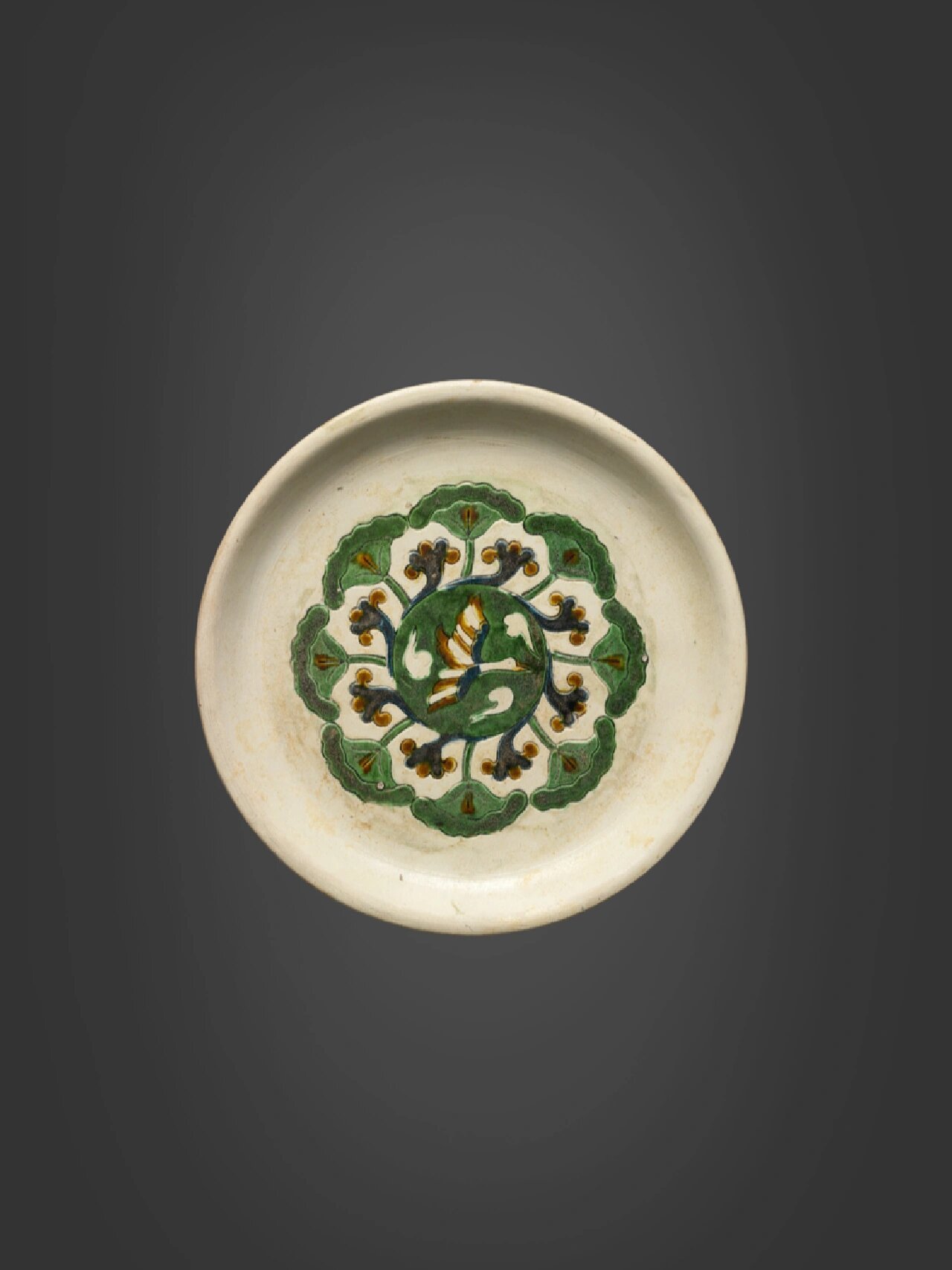 中国古代器物之美:唐代唐三彩盘子