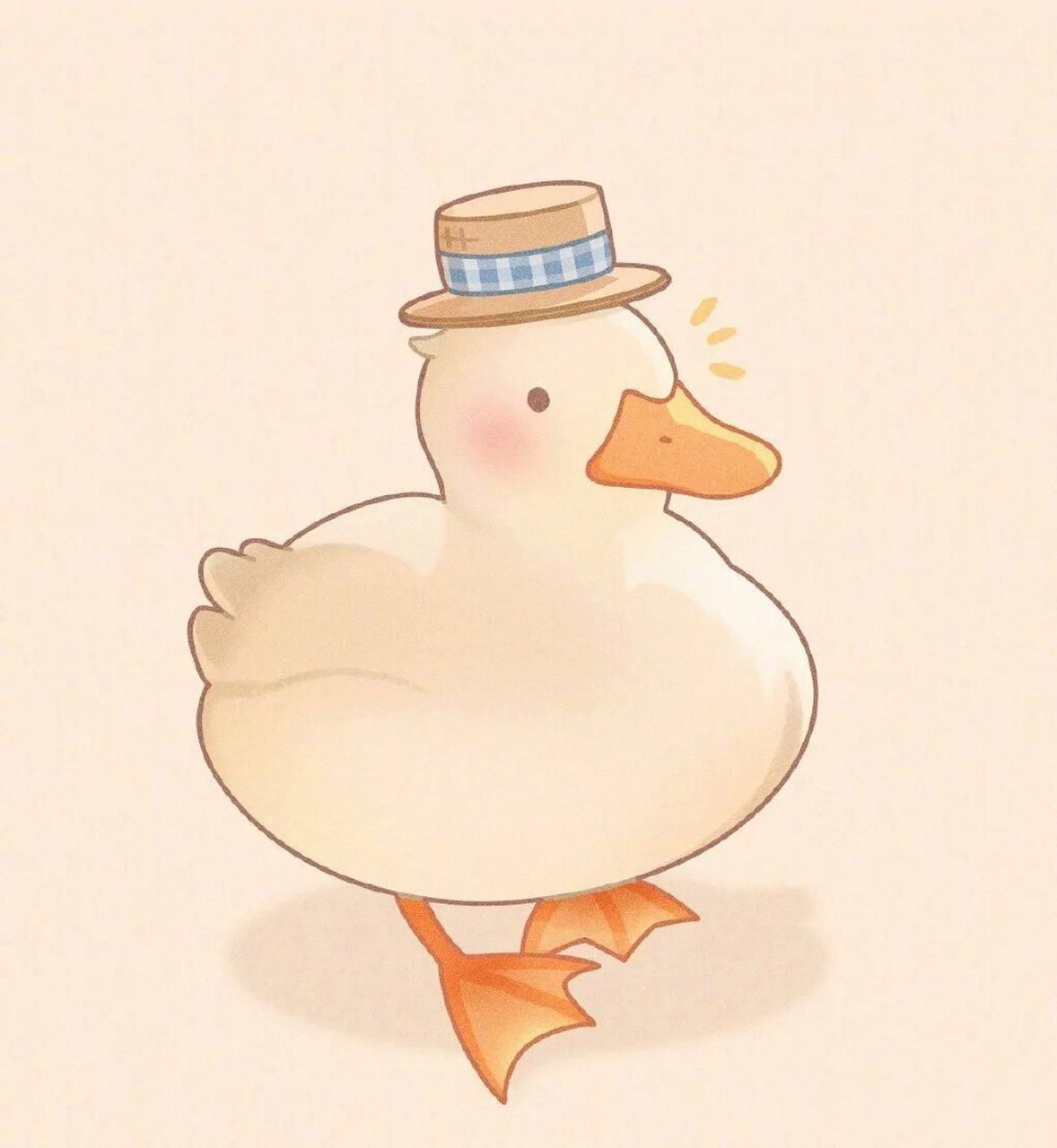 小鸭子头像 不是原创 感觉有点像情侣头像 闺蜜头像也可以