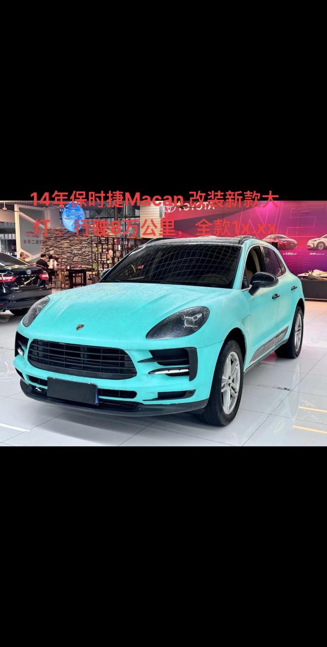 保时捷macan.14年保时捷macan 改装新款大灯 ,行驶8万公里