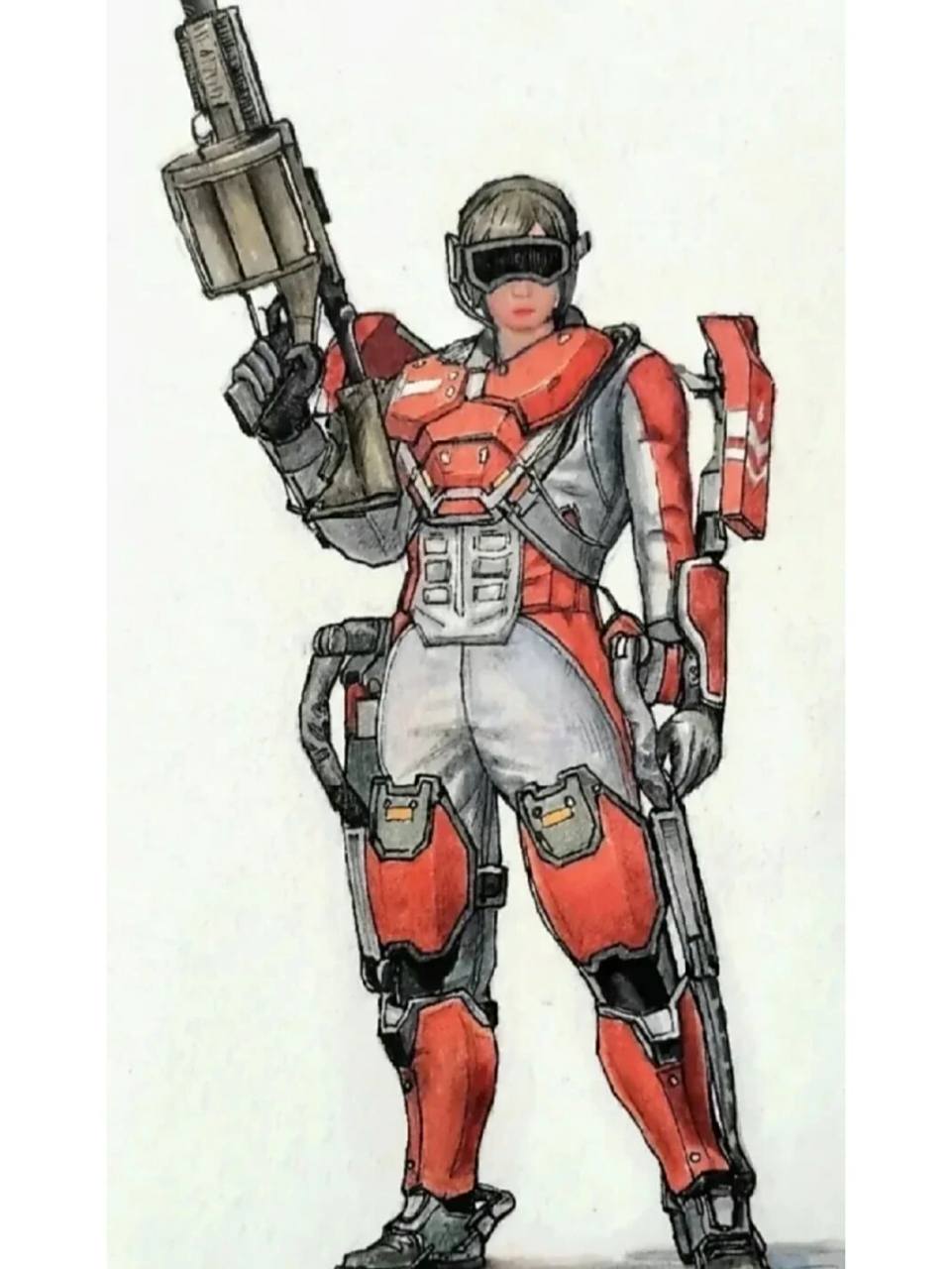 和平精英龙息猎手绘画