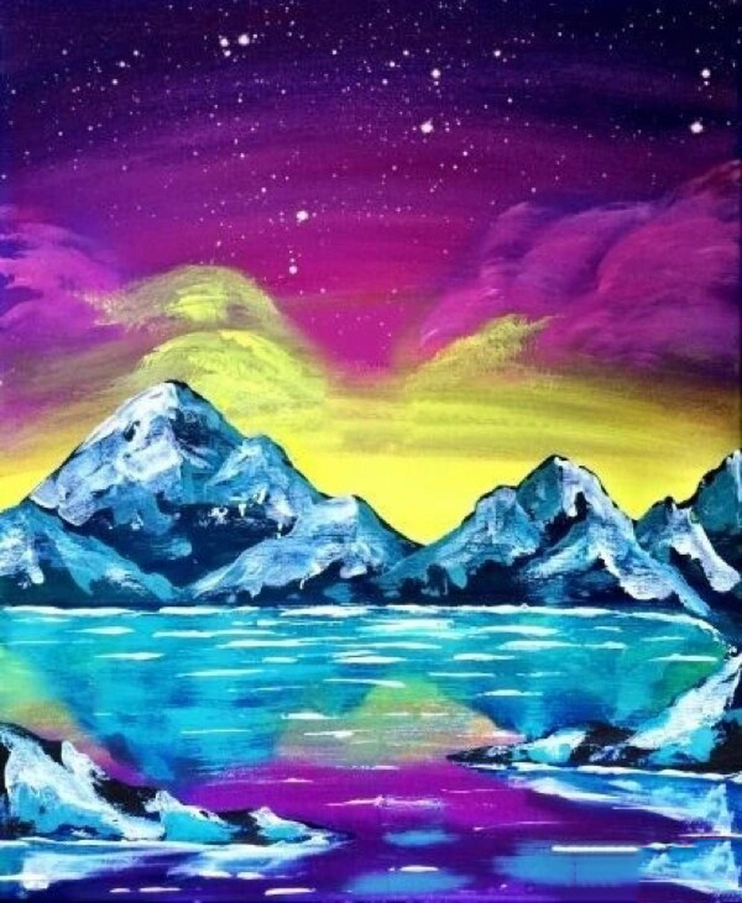 水粉画素材|丙烯风景|水彩风景|色彩风景画 #风景# #风景画# #丙烯