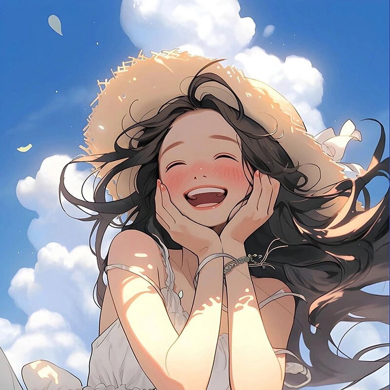 笑容甜美女孩子头像 #少女头像# 闺蜜头像 #闺蜜头像情侣头像情侣壁纸