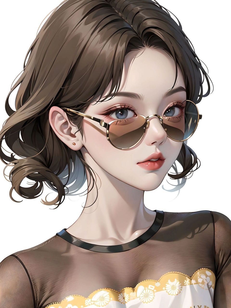 墨镜女生|时尚|酷