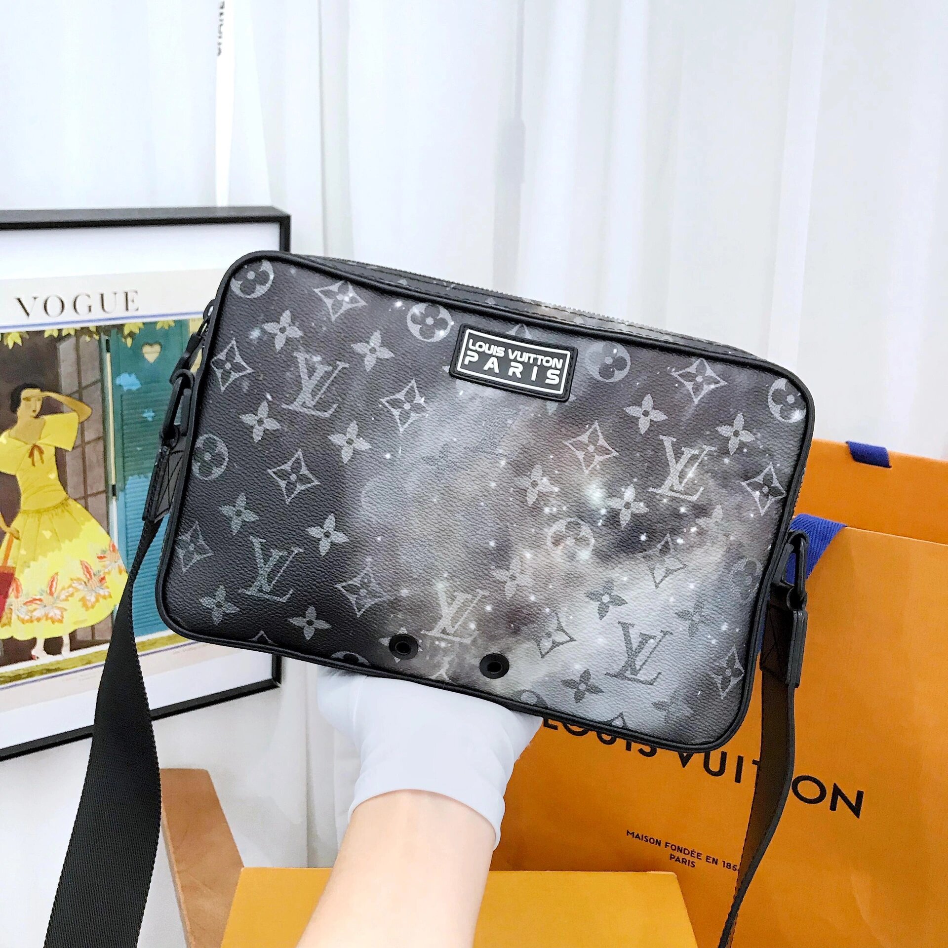 lv男包 lv monogram galaxy 限量 绝版 星空 老花 男包96 宇宙浩瀚