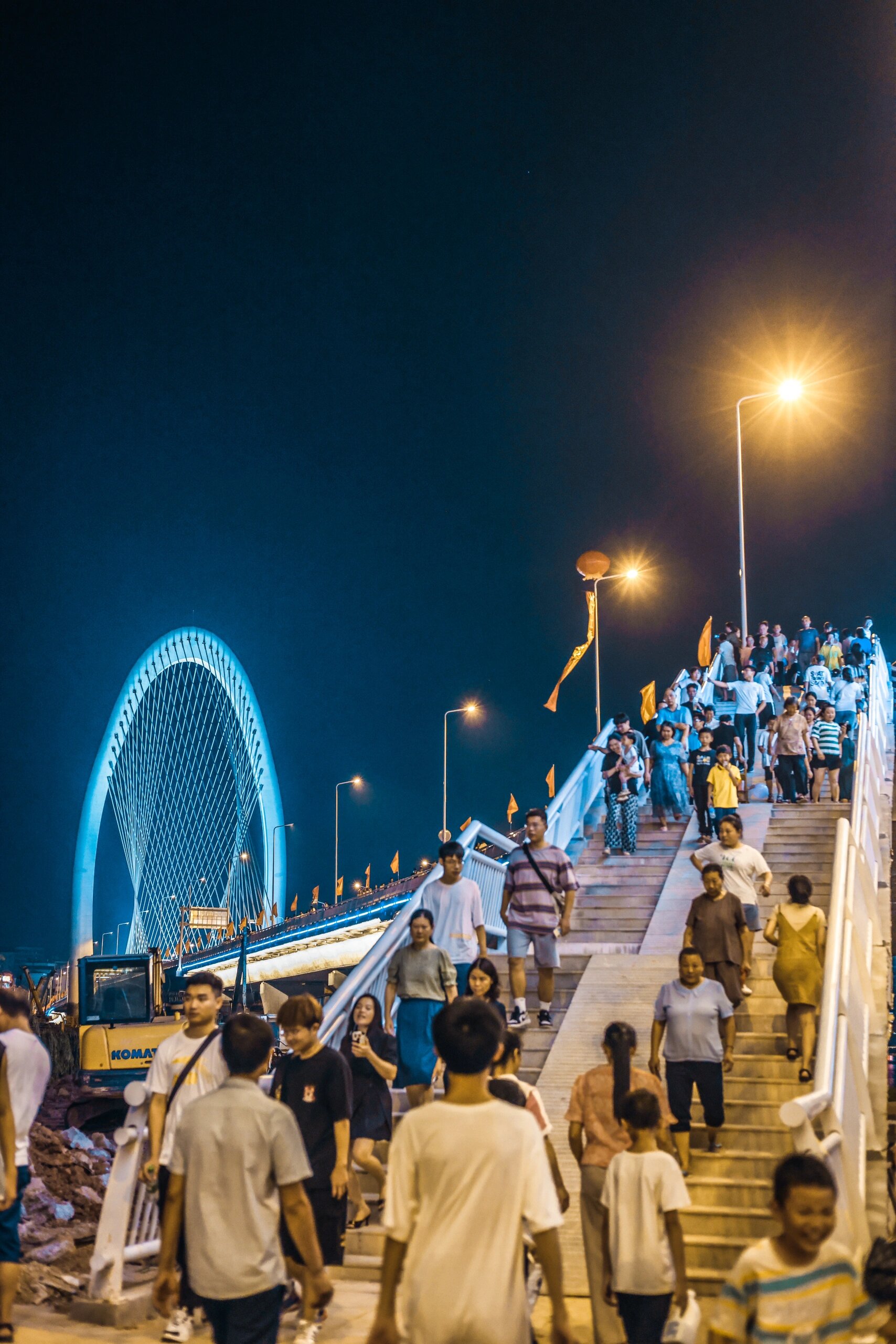 于都集结大桥夜景