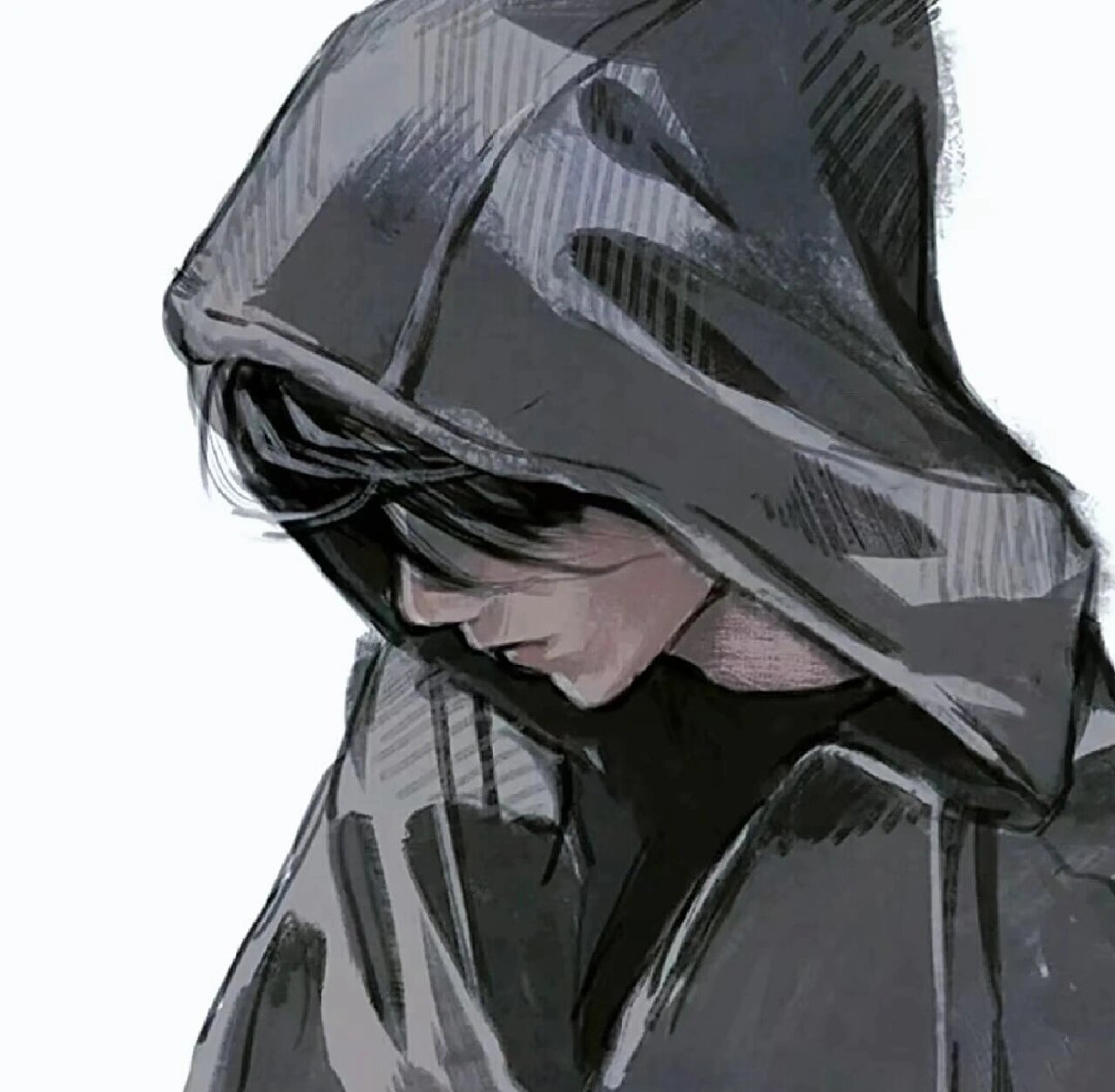 动漫男生侧脸头像
