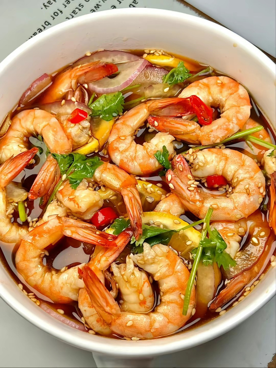 馋哭闺蜜的凉拌虾 解锁虾08的新吃法,酸辣开胃,低脂高蛋白 	 食材