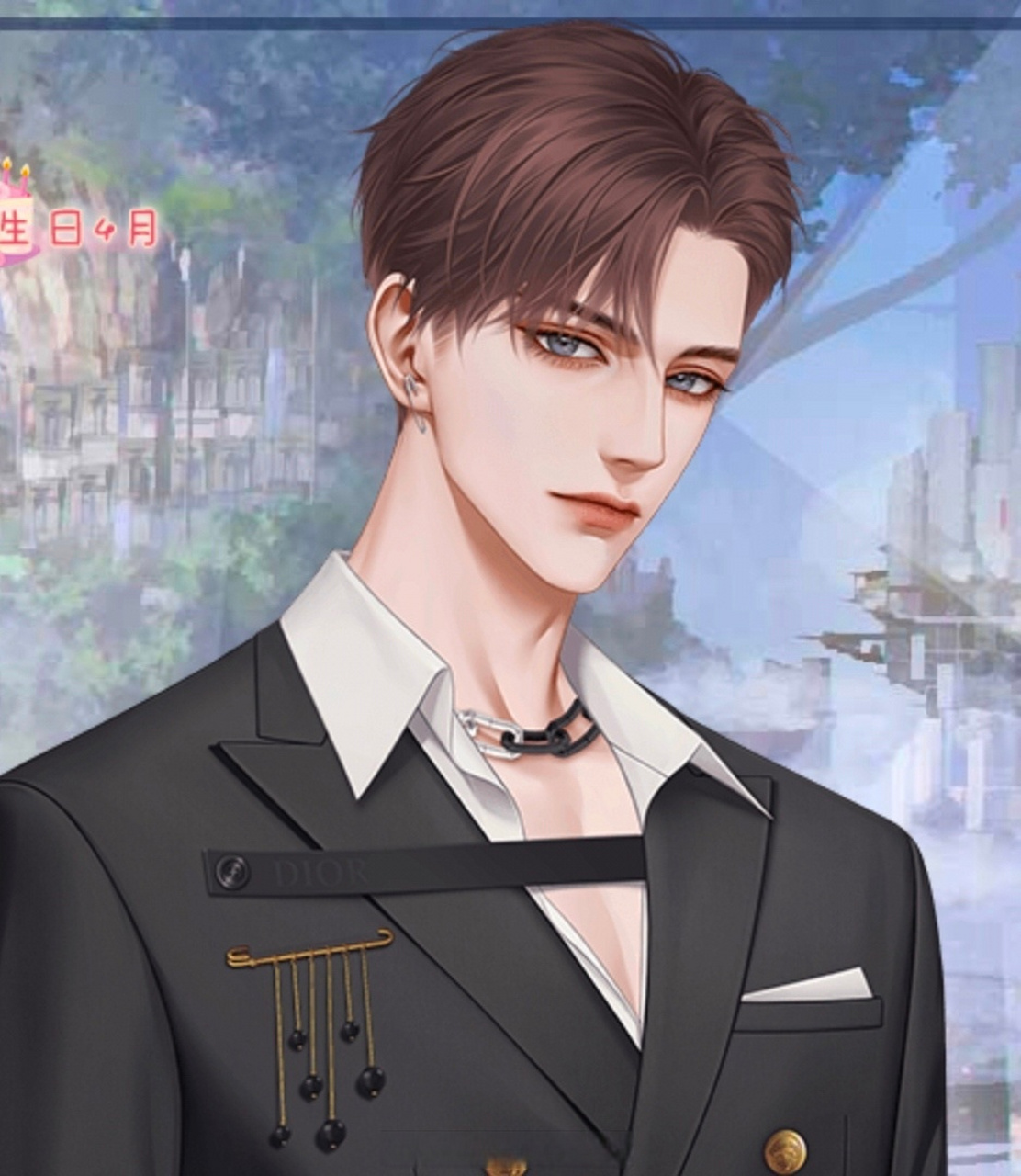 橙光# #橙娘帮帮忙#  求男主是这个立绘的作品