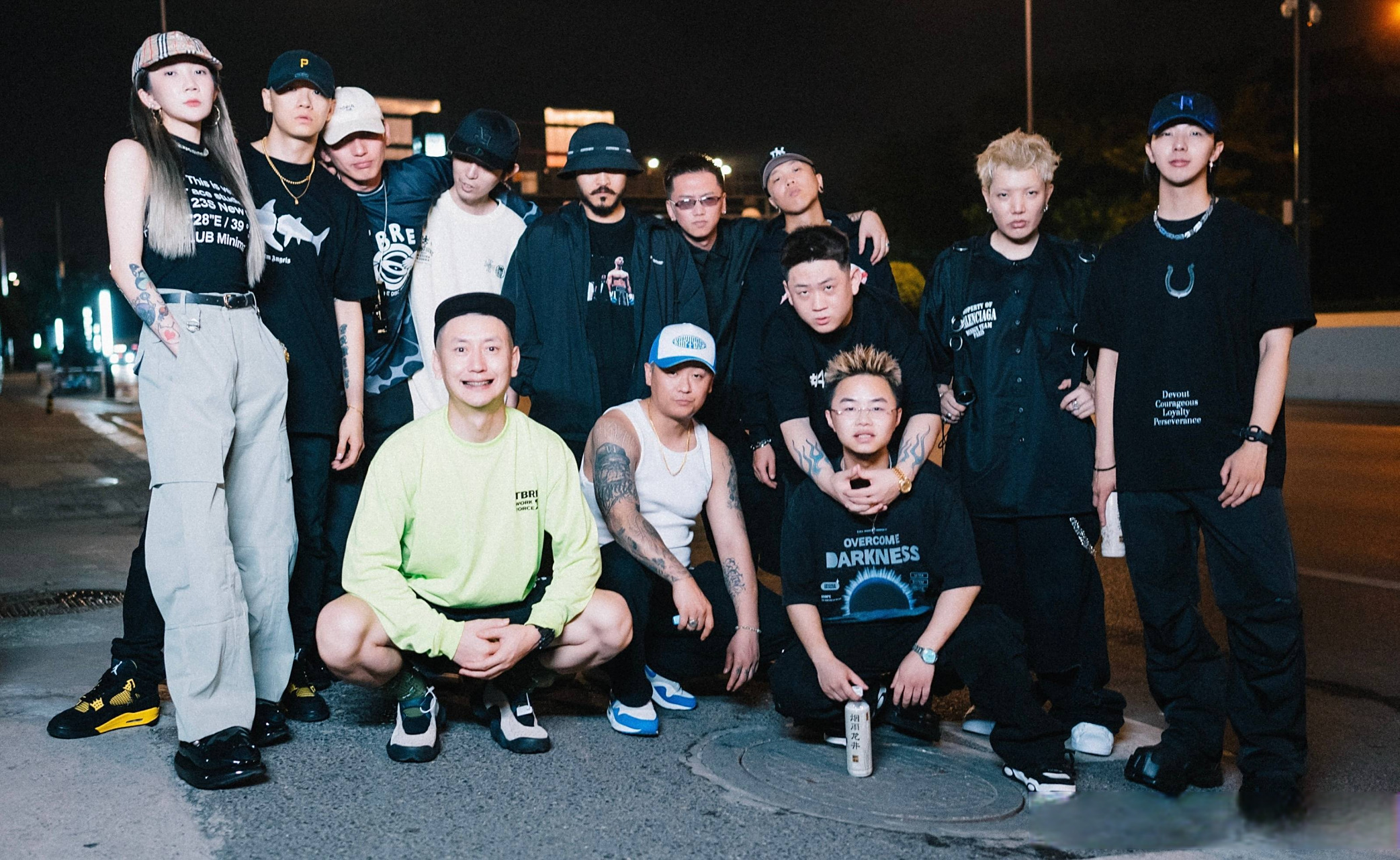 西安nous厂牌最新合照来了!  #nous##中国说唱巅峰对决