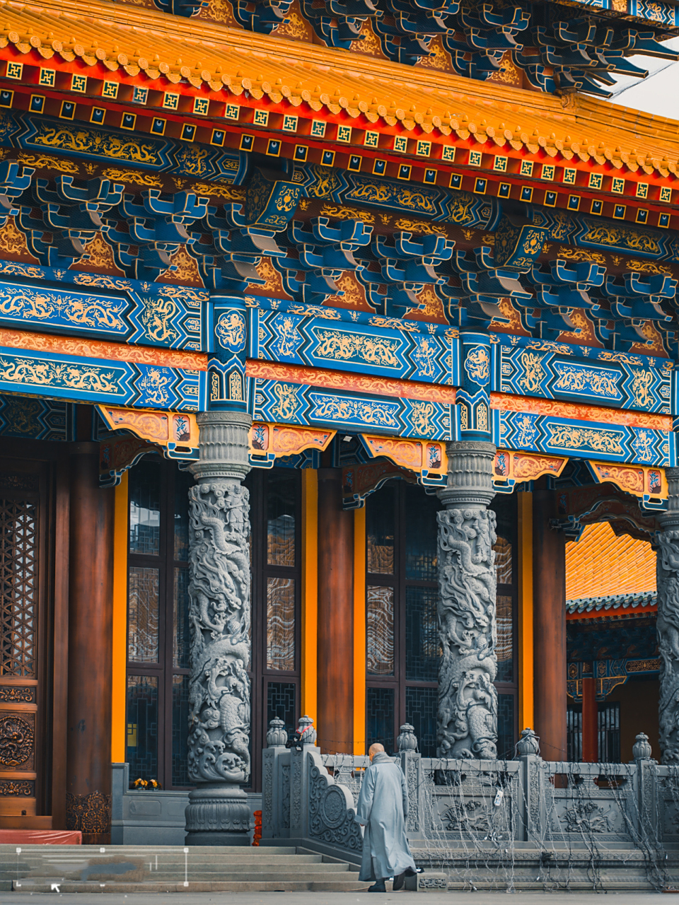 大庆打卡   果成寺 冬天的果成寺 地址在大庆城市森林里 一般初一十五